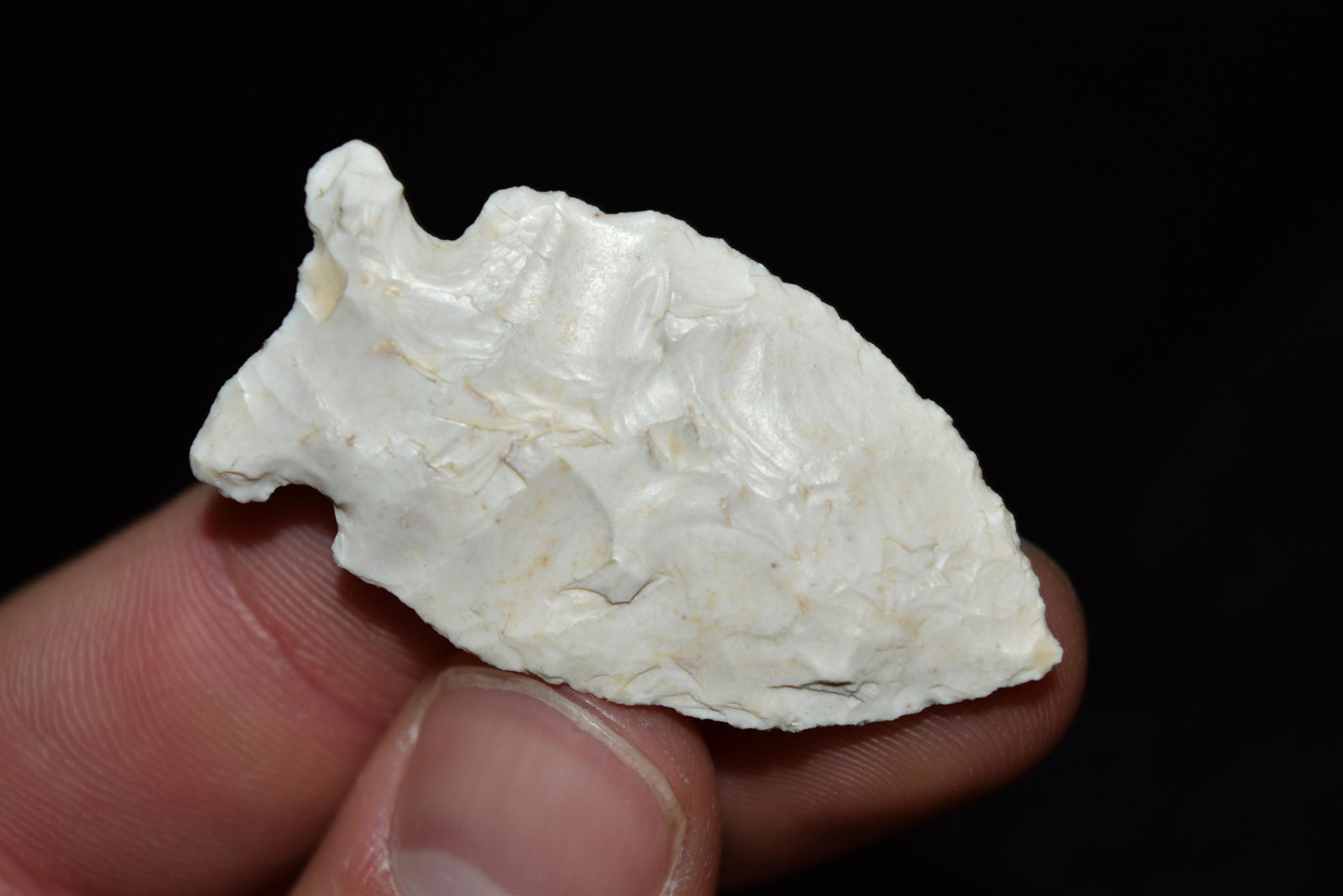 1 13/16" Outstanding Robinson Point, FB Matt Lay, Lewis: 1 13/16" Outstanding Robinson Point, FB Matt Lay, Lewis Co, Missouri, Arrowhead, Native American, Artifact