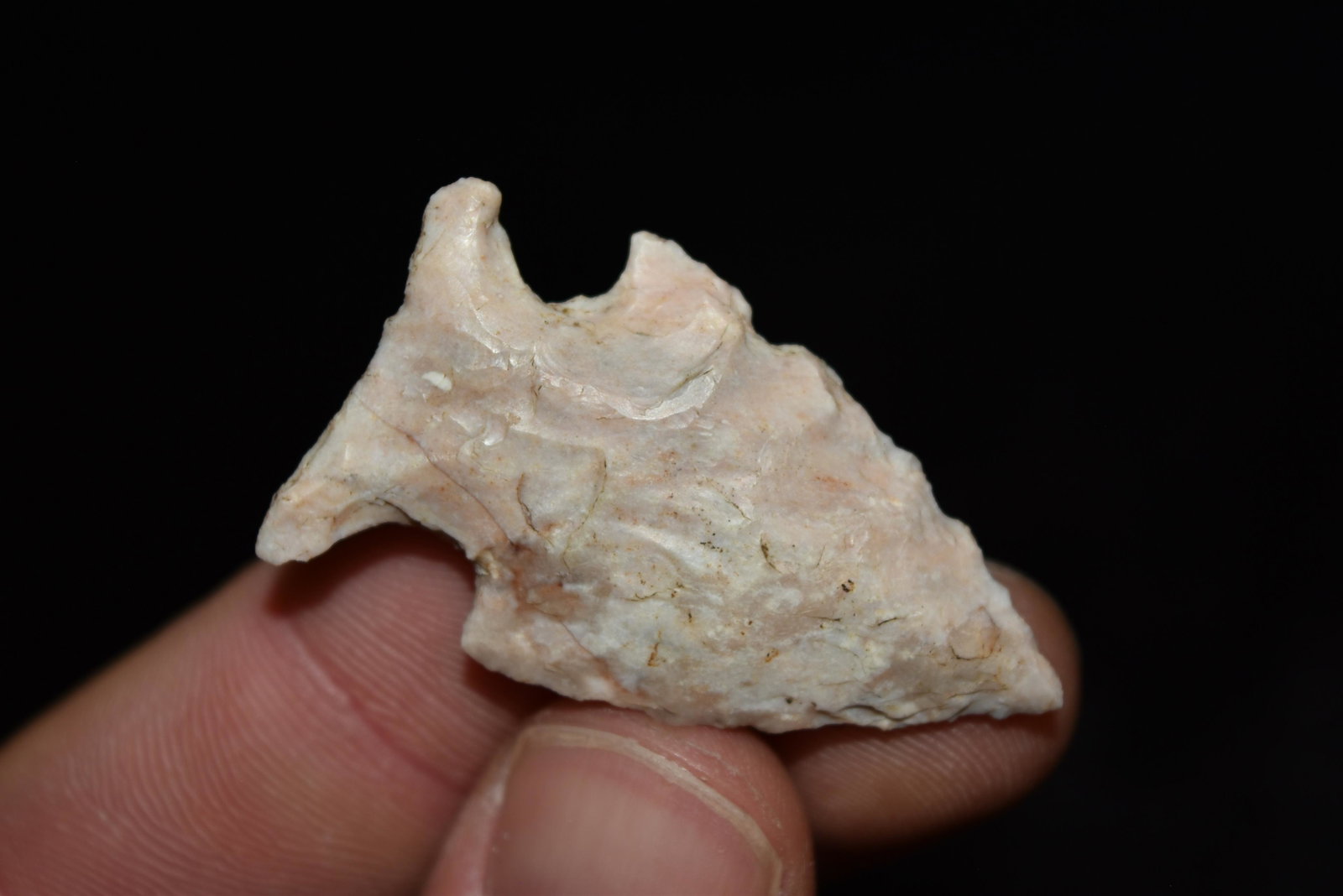 1 5/8" Kings Point, FB Frank Waelder, Marion Co,: 1 5/8" Kings Point, FB Frank Waelder, Marion Co, Illinois, Arrowhead, Native American, Artifact