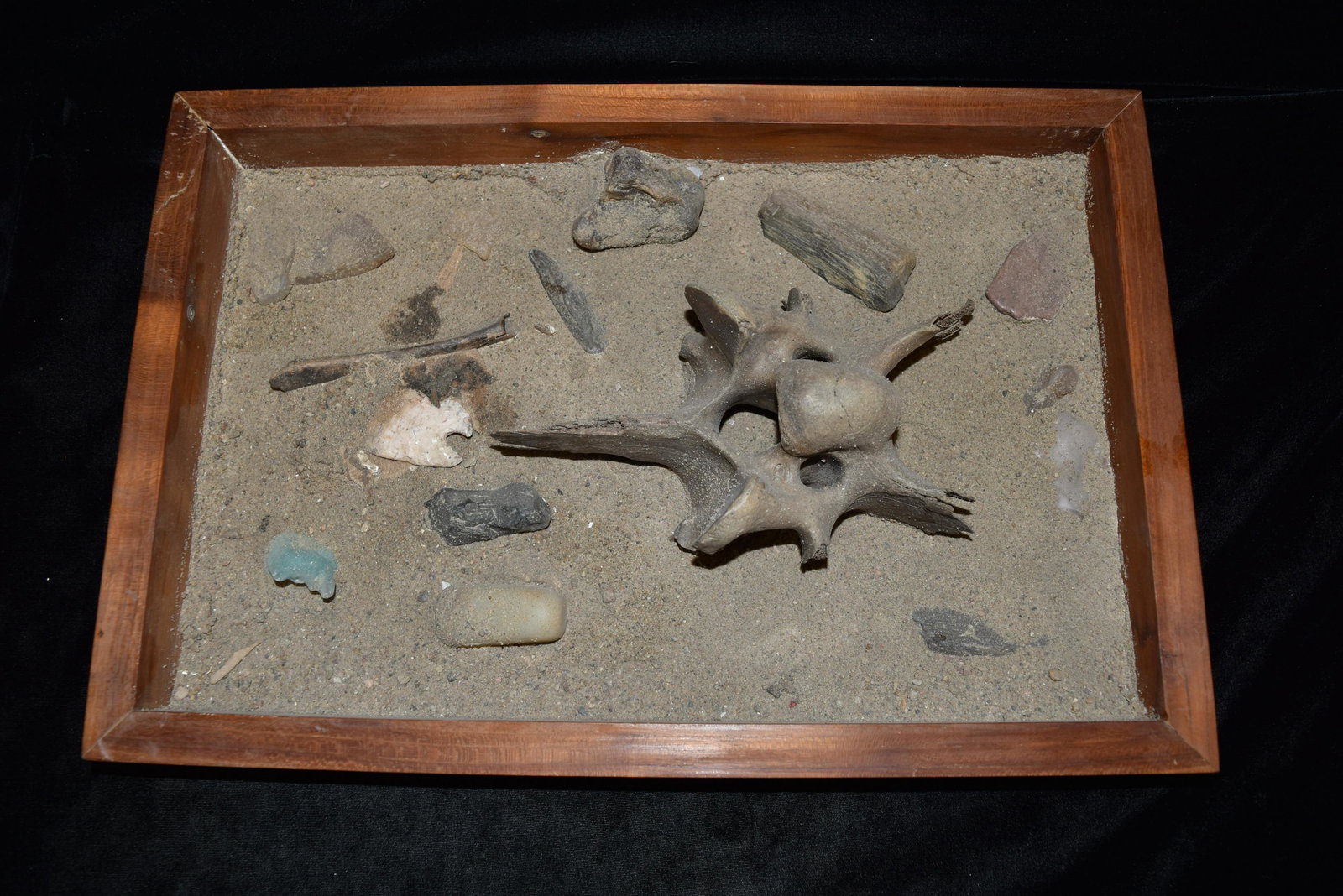 Artistic Rendition of Relic Hunting the Missouri River: Artistic Rendition of Relic Hunting the Missouri River by Reggie Powers, 12" x 18", Arrowhead, Native American, Artifact