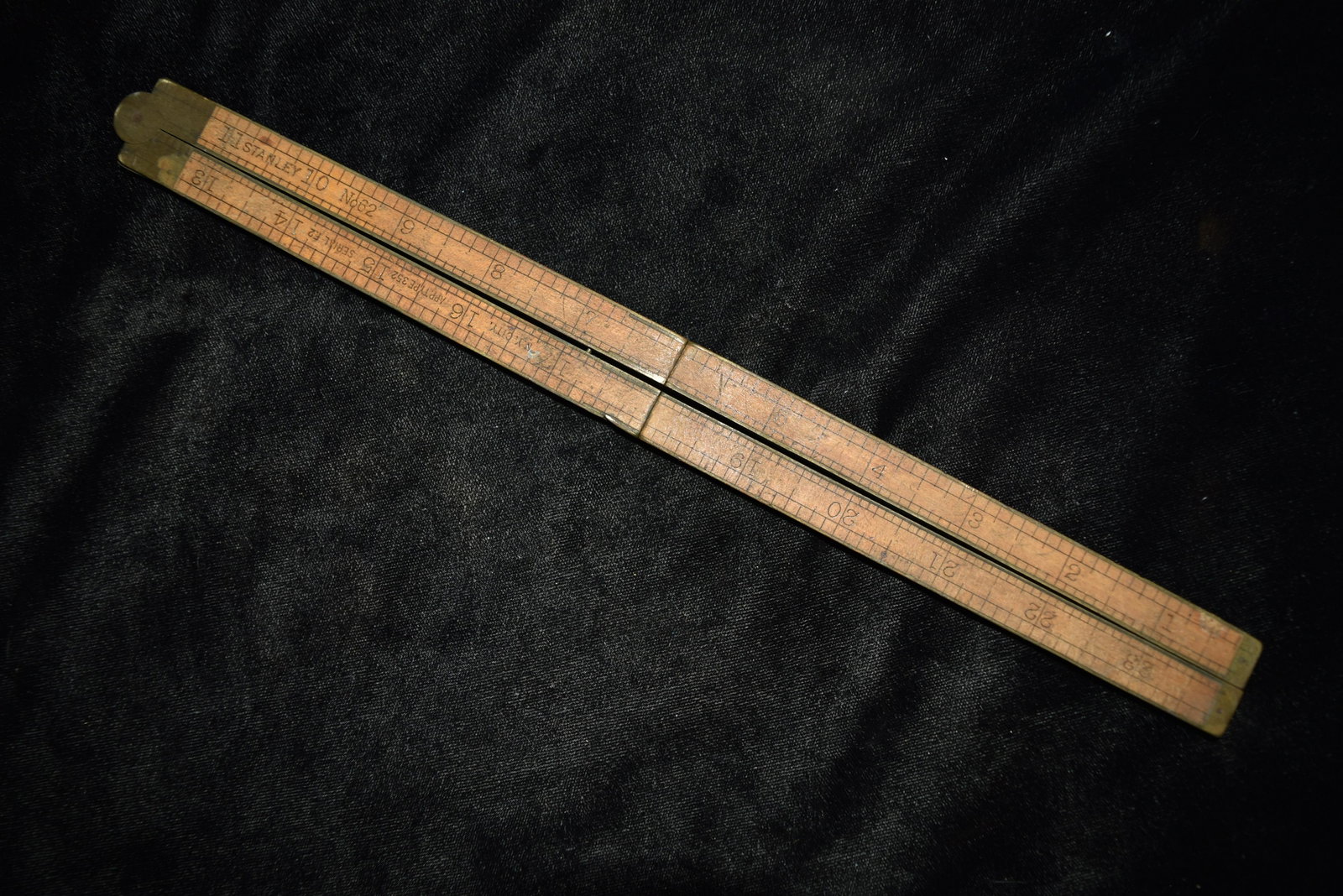 Stanley No 62 Ruler, New York City, App Type 352,: Stanley No 62 Ruler, New York City, App Type 352, Serial F2