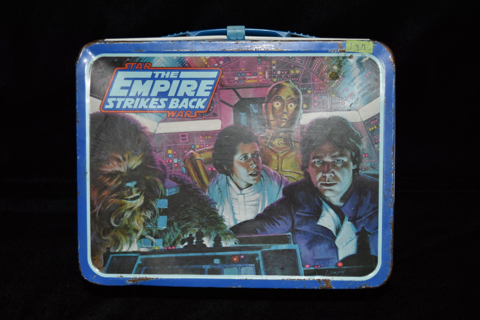 Star Wars Empire Strikes Back Vintage Lunch Box,: Star Wars Empire Strikes Back Vintage Lunch Box, Thermos