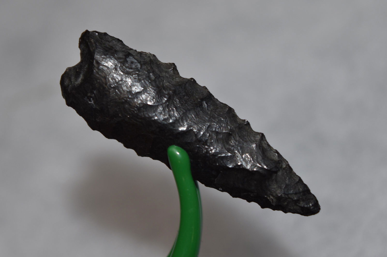 1 1/2" Obsidian Pinto Basin Point, Lake Co, Oregon, Gem (1 of 4)