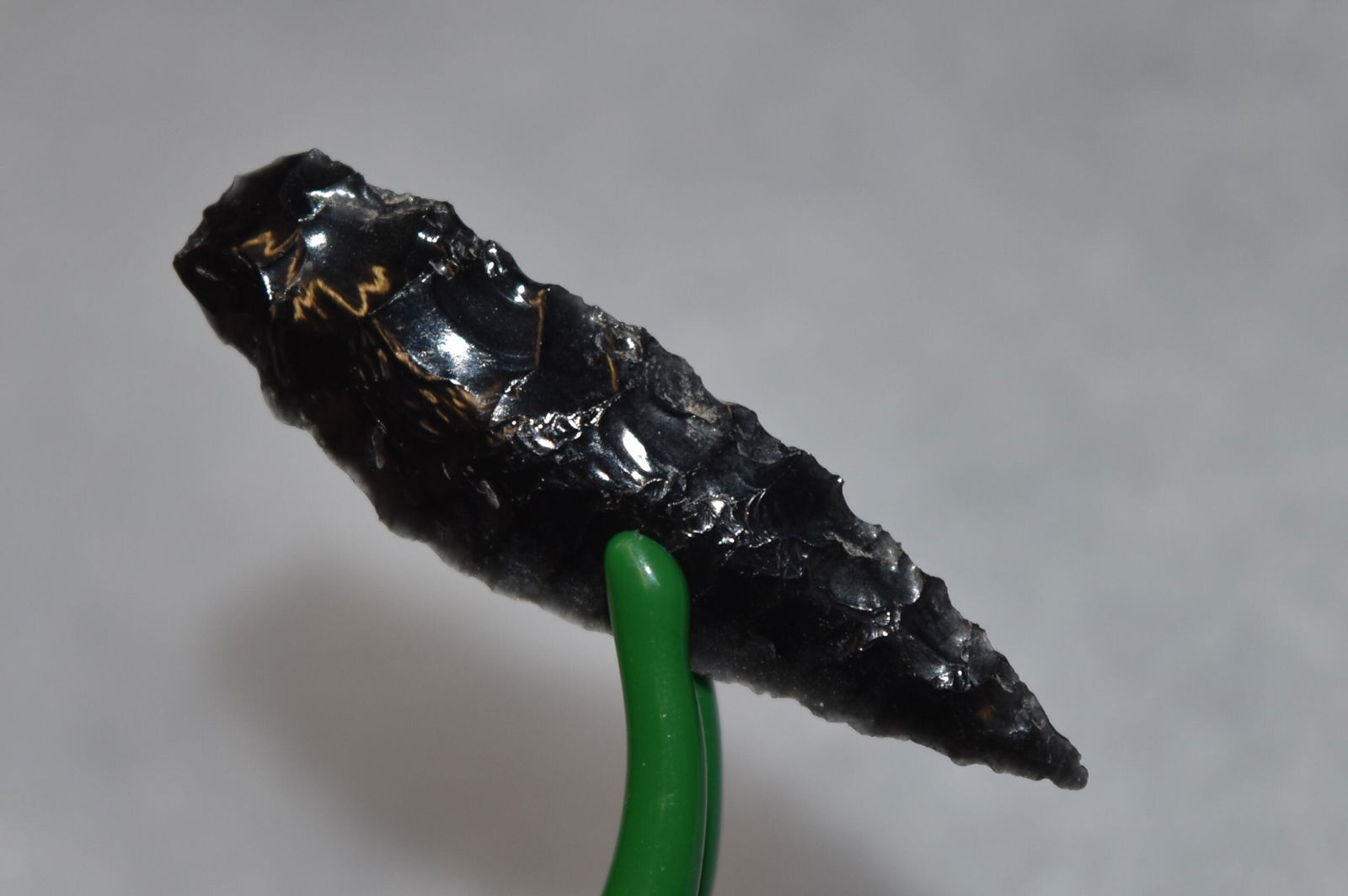 1 3/8" Obsidian Bird Point, Lake Co, Oregon, Gem Grade (1 of 4)