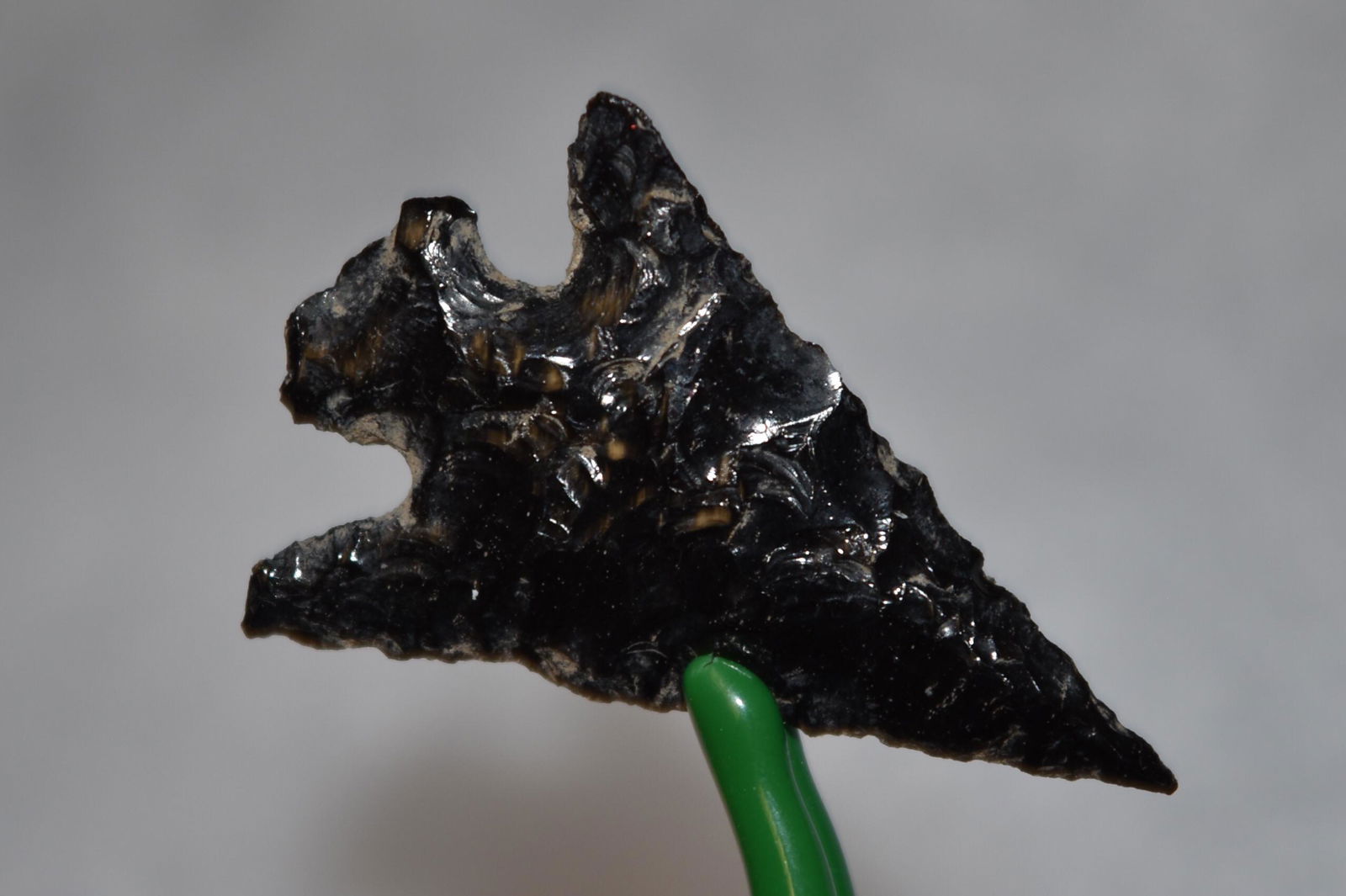 1 1/4" Obsidian Northern Point, Lake Co, Oregon, Gem (1 of 4)