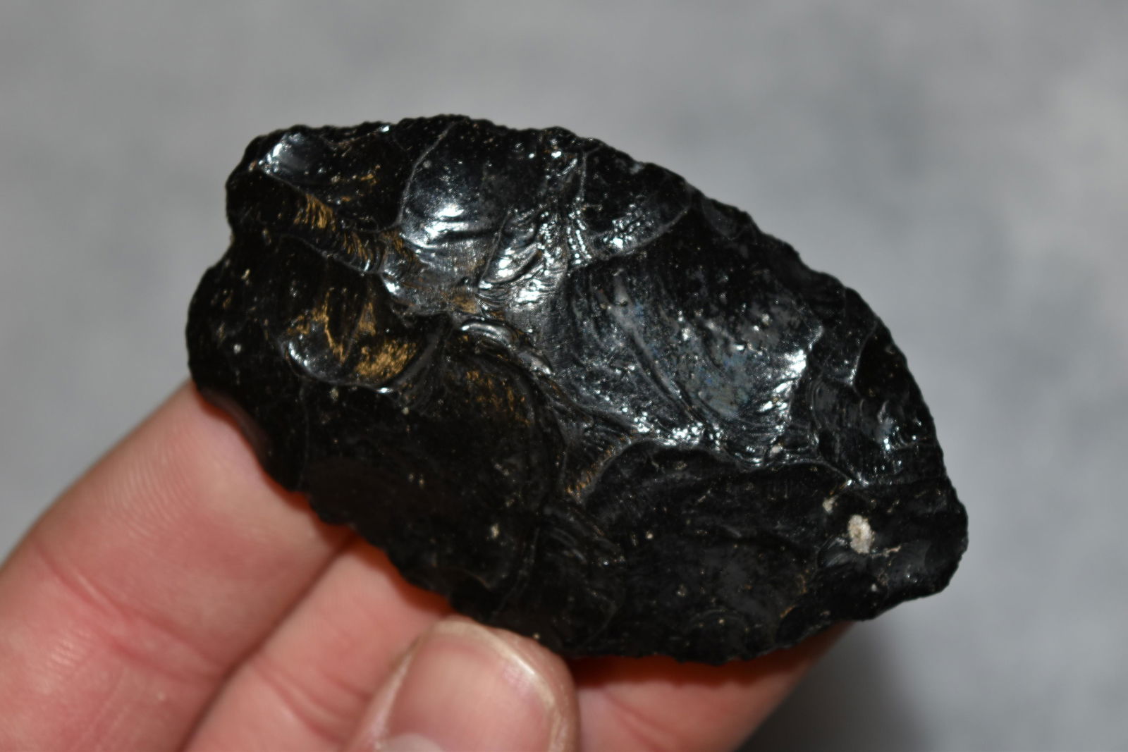 2 7/8" Obsidian Blade, Lake Co, Oregon, Gem Grade (1 of 6)