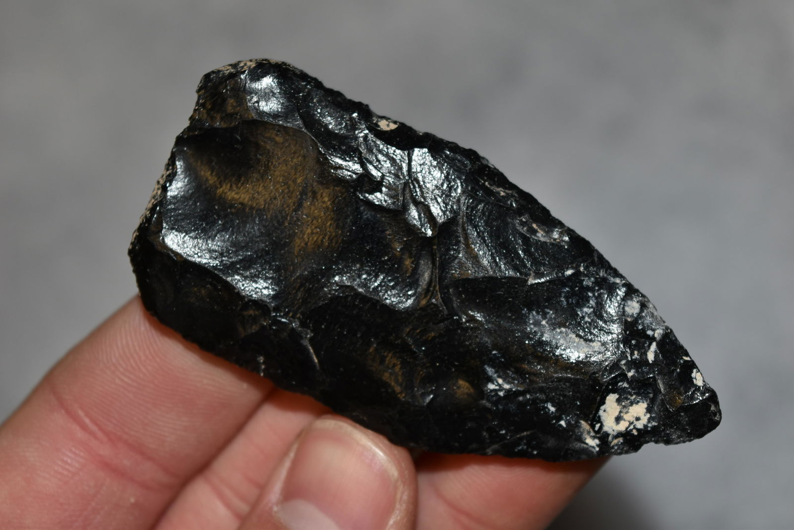 3" Obsidian Clovis Blade, Lake Co, Oregon, Gem Grade (1 of 5)