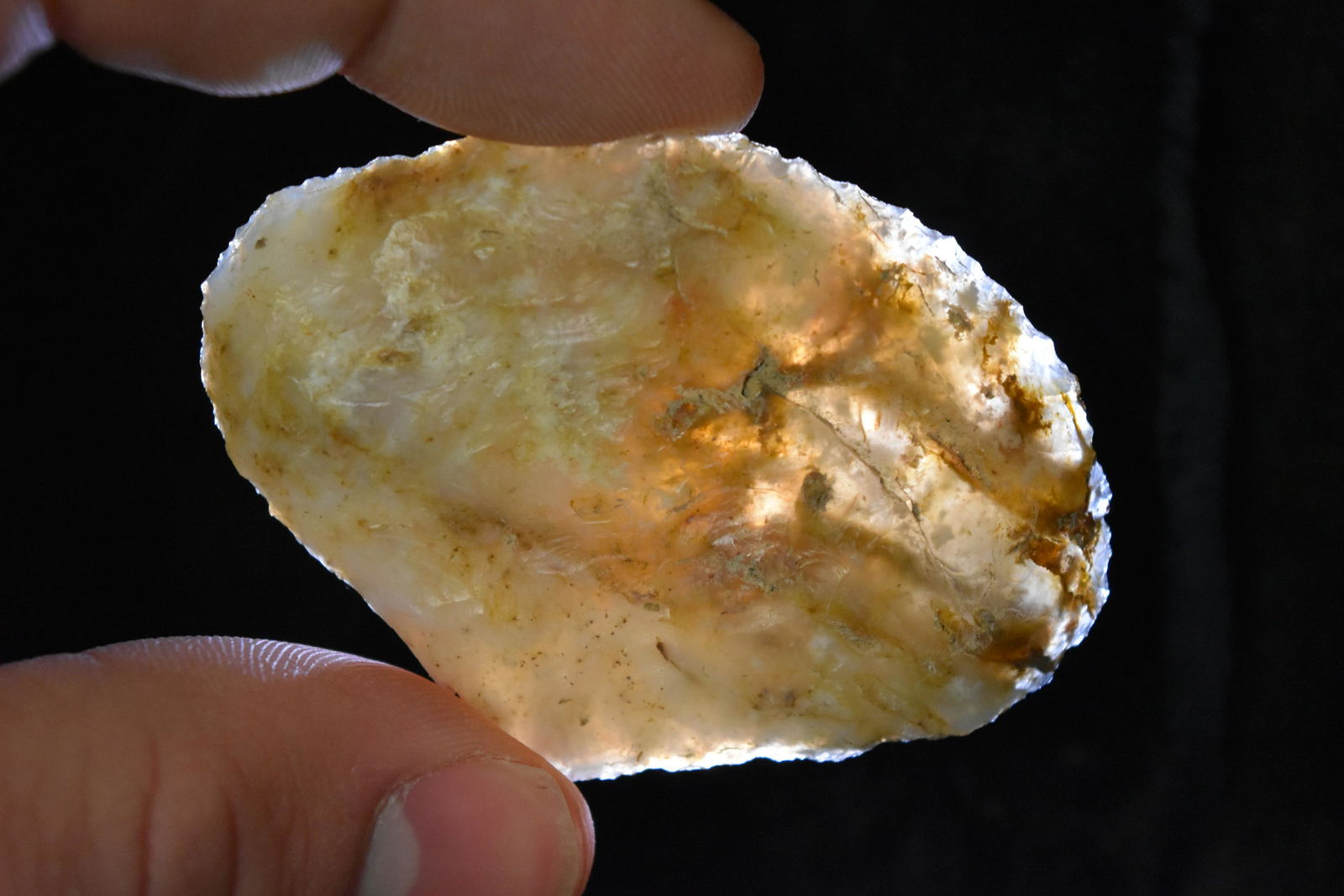 2 1/2" Agate Round Blade, Lake Co, Oregon, Gem Grade (1 of 5)