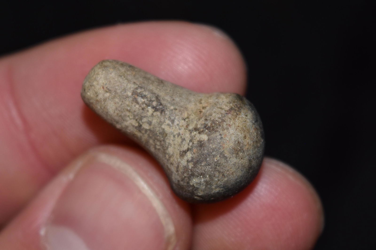 7/8" Ear Plug, Arkansas, Gem Grade Arrowhead, Native (1 of 4)