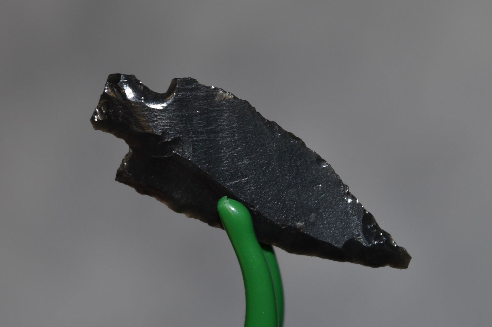 1 1/4" Obsidian Bird Point, Lake Co, Oregon, Gem Grade (1 of 4)