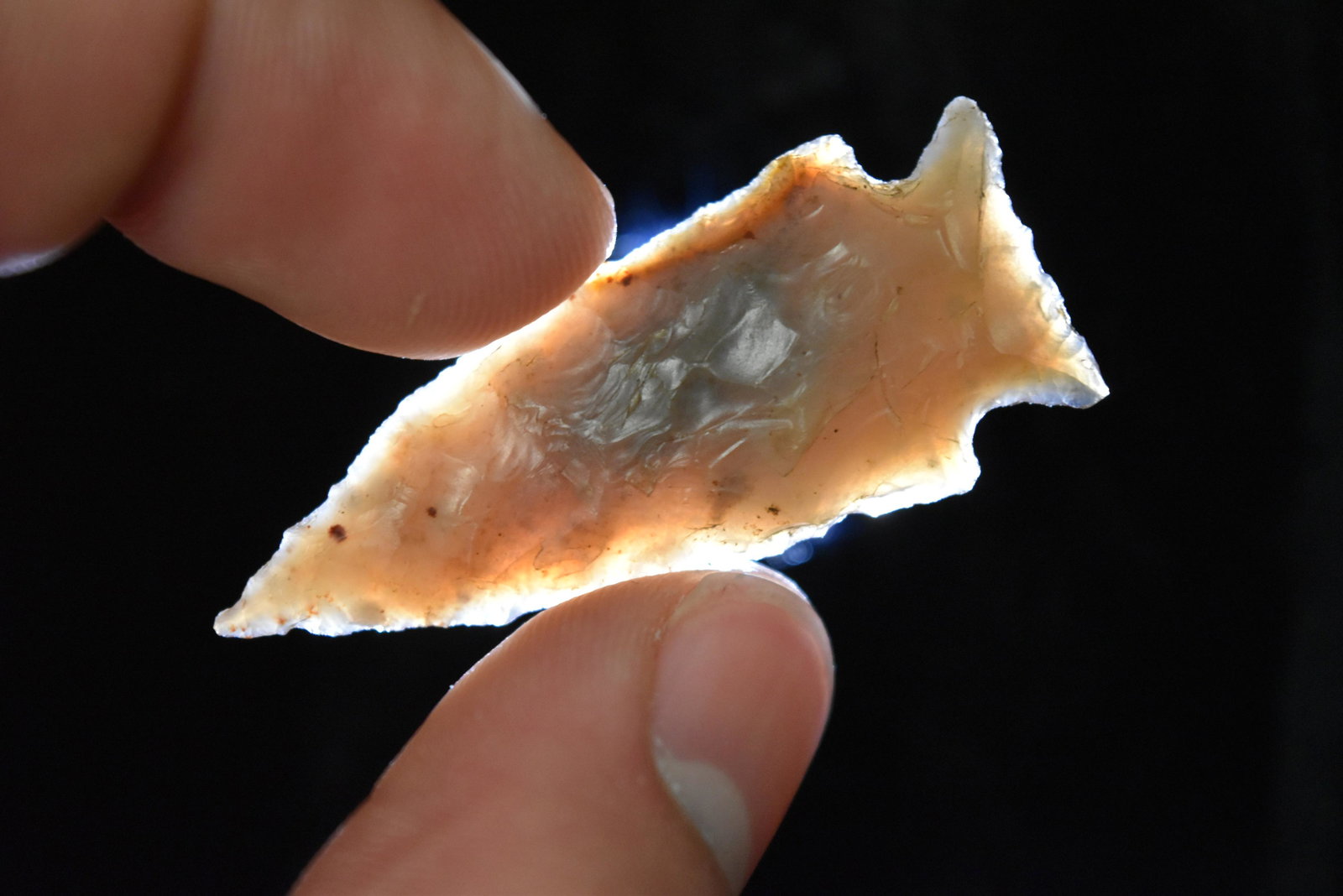 1 7/8" Elko Corner Notch Point, Columbia River Valley, (1 of 5)