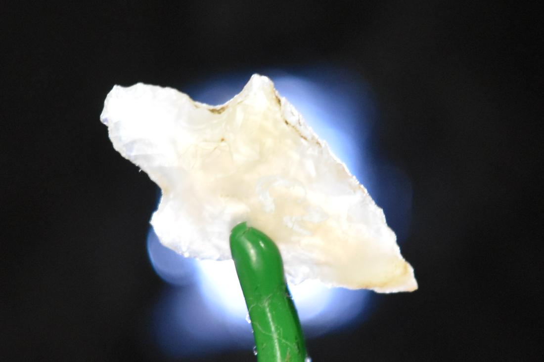 3/4" Wallula Gap Rectangular Point, Moon Agate, (1 of 5)