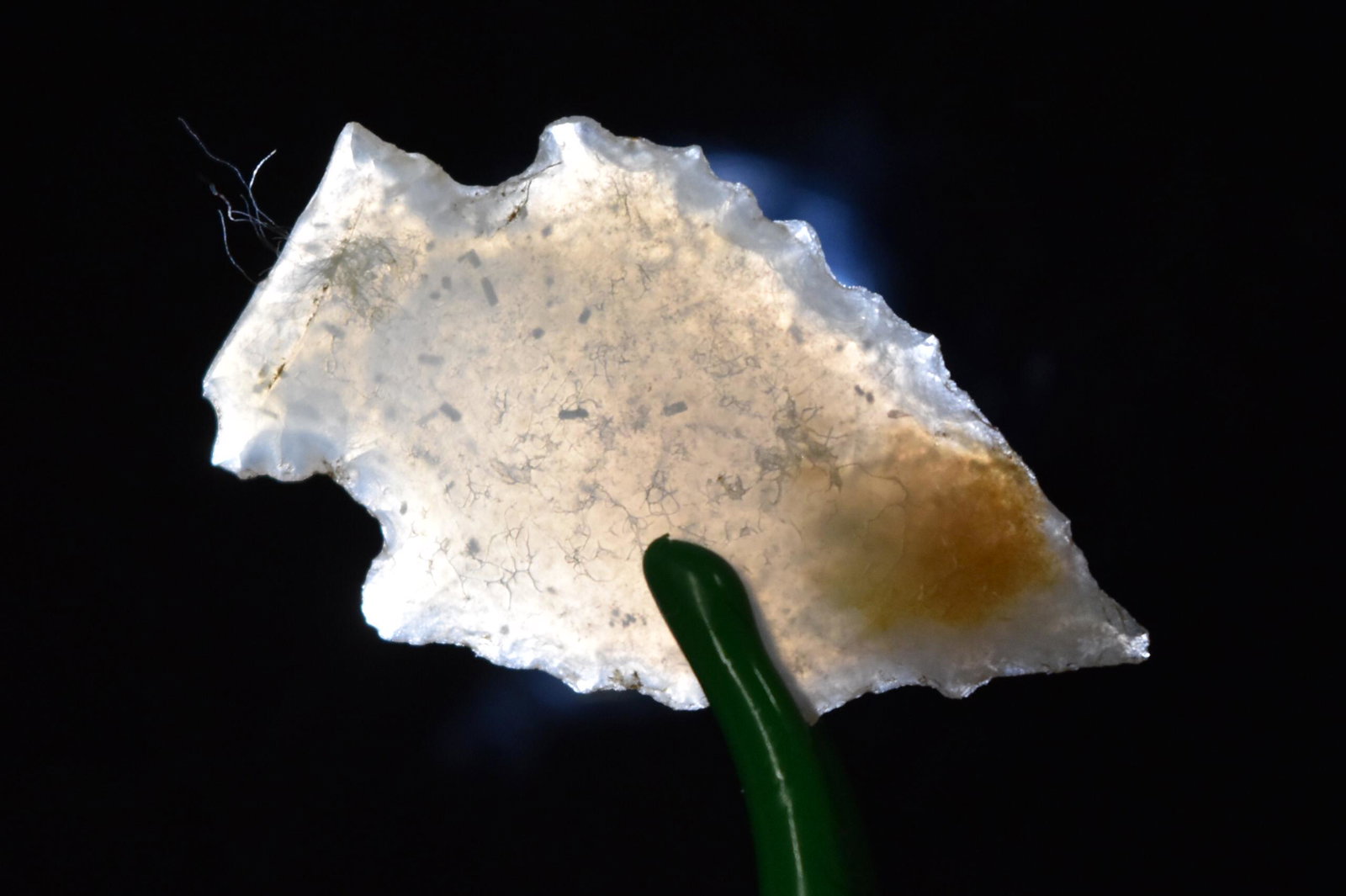 1 1/4" Serrated Corner Notch Drill, White Agate, (1 of 5)