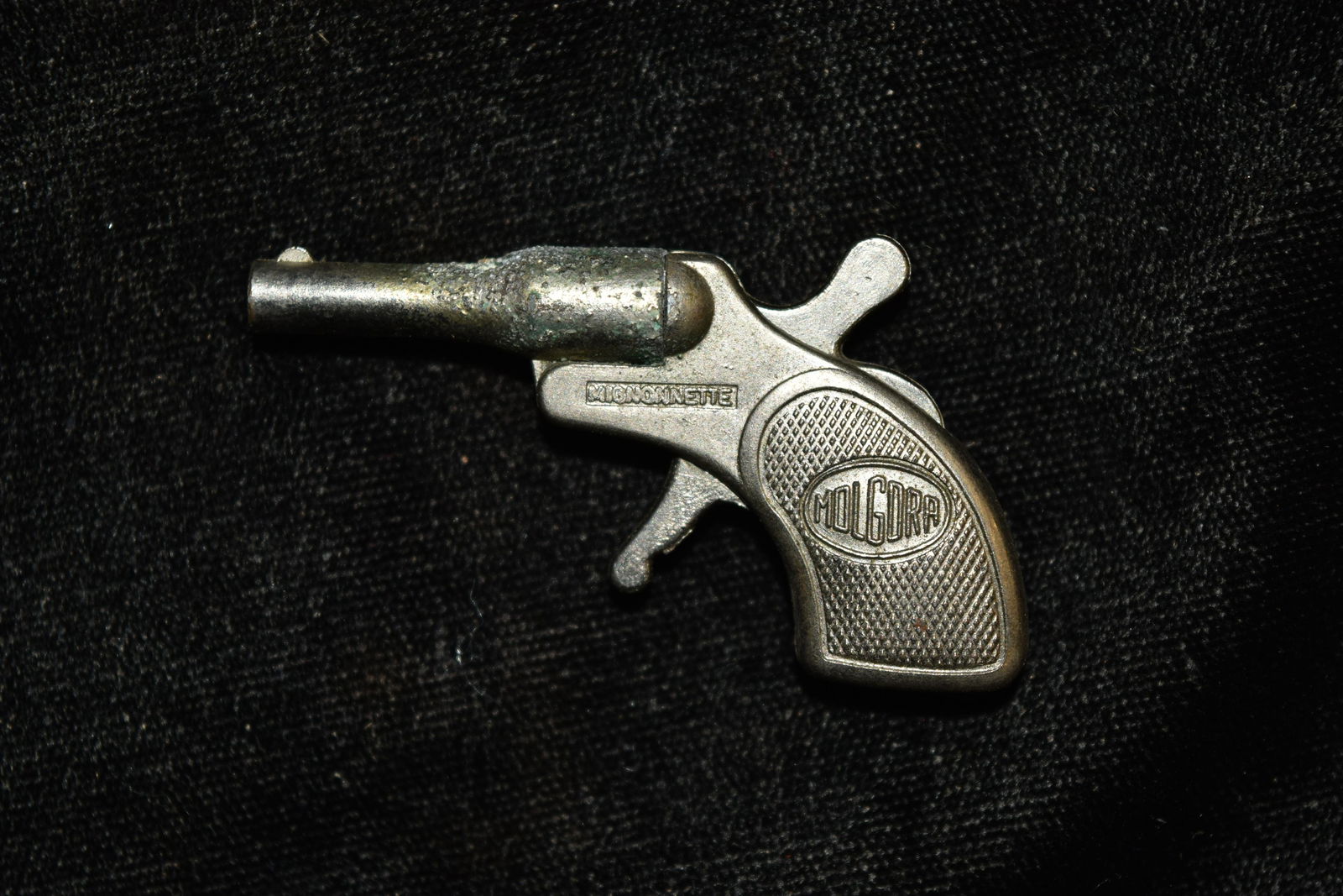 Vintage 1960's Molgora Mignonnette Toy Cap Gun, Works: Vintage 1960's Molgora Mignonnette Toy Cap Gun, Works Great