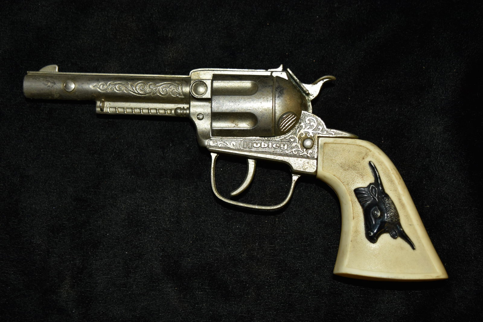 Vintage Diecast Cap Gun Hubley, Works Great: Vintage Diecast Cap Gun Hubley, Works Great