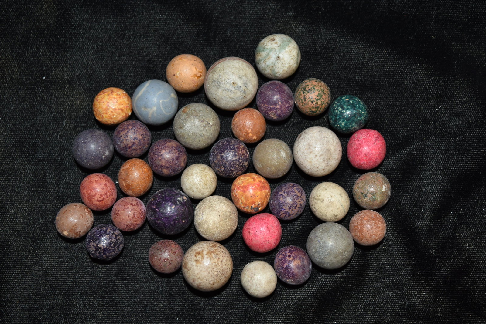 Lot of Antique Marbles, New York: Lot of Antique Marbles, New York