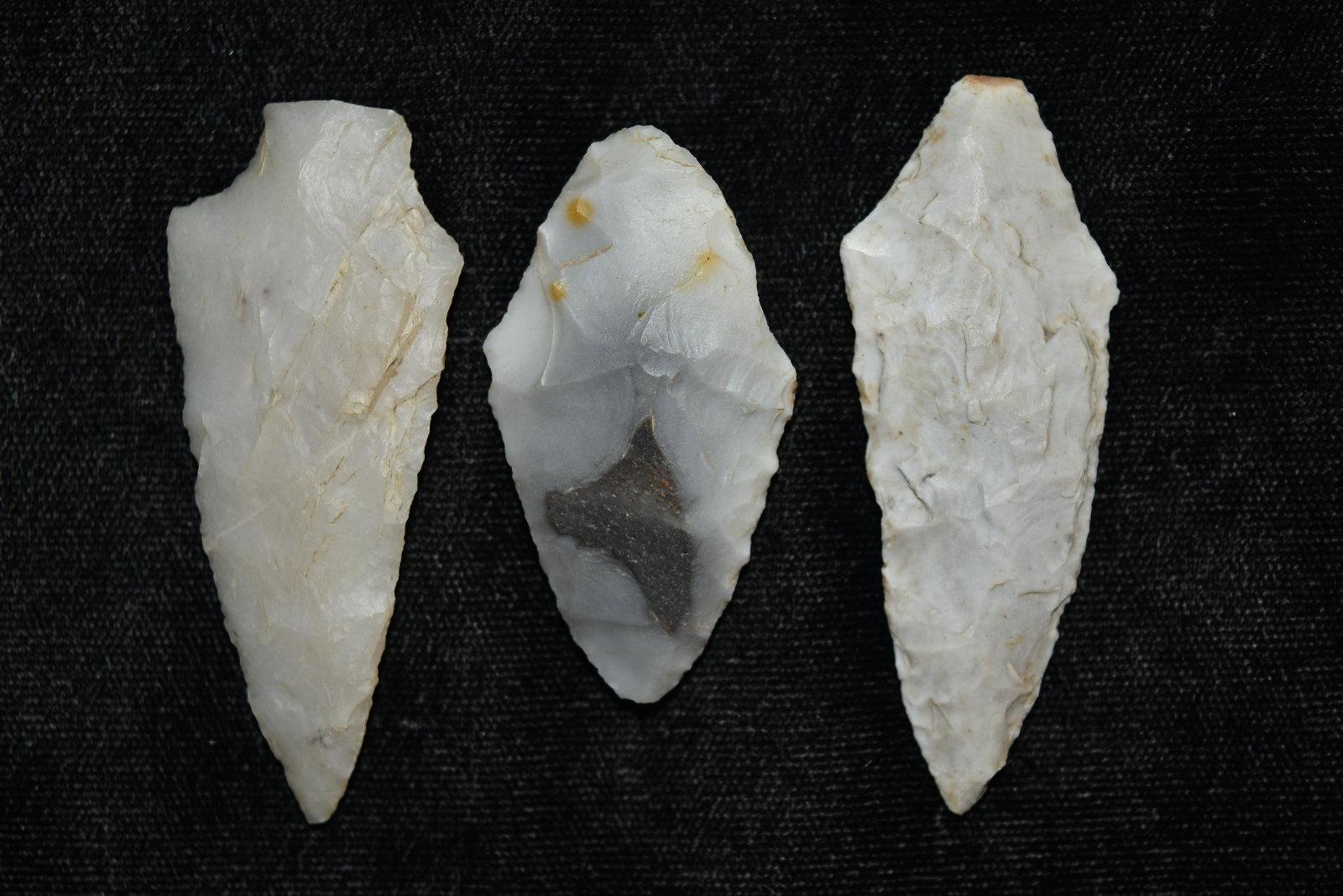 Lot of 3 Gary Points, Arkansas: Lot of 3 Gary Points, Arkansas