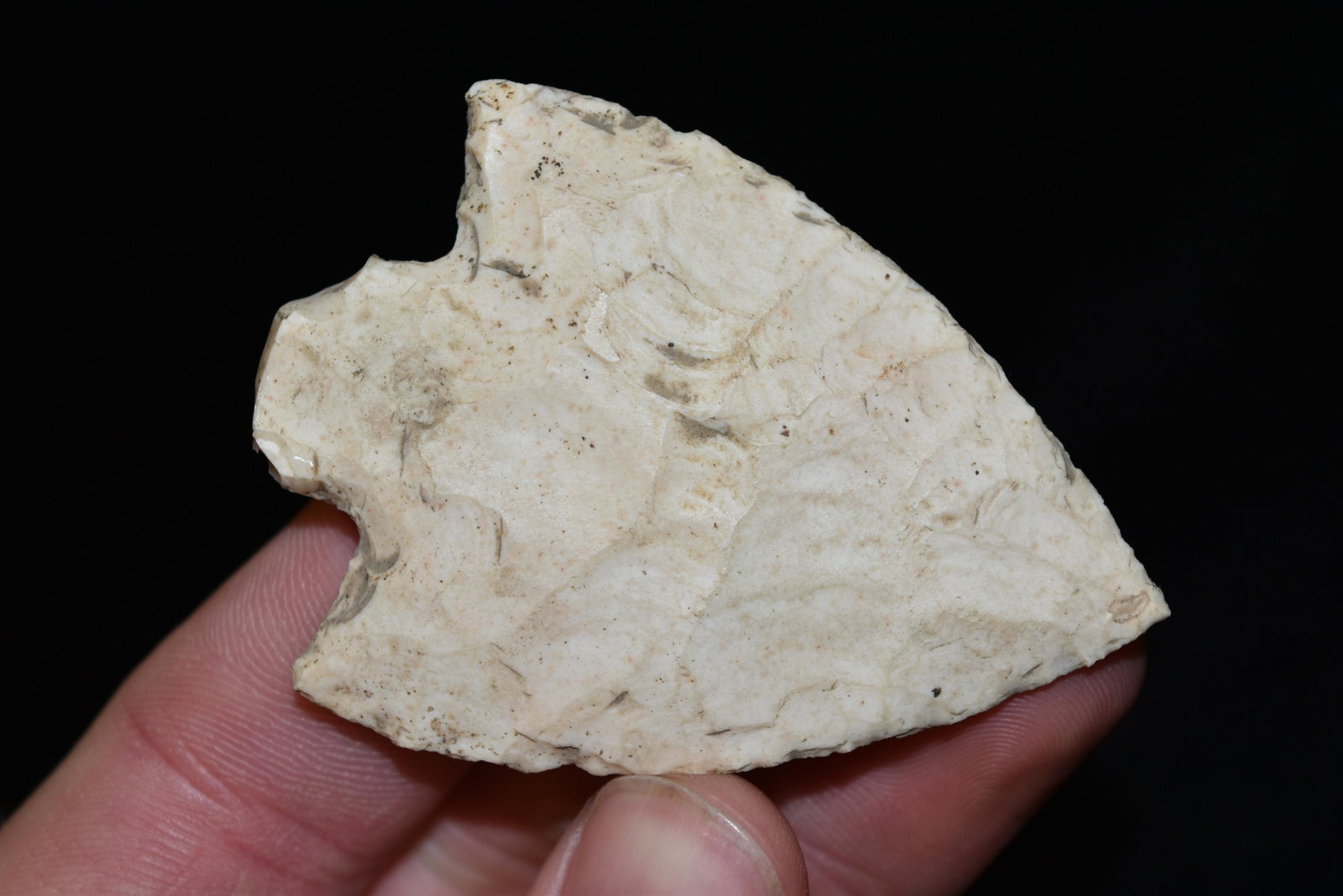 2 1/8" Snyders Point, Adams/Fulton Co, Illinois: 2 1/8" Snyders Point, Adams/Fulton Co, Illinois, Arrowhead, Native American Artifact