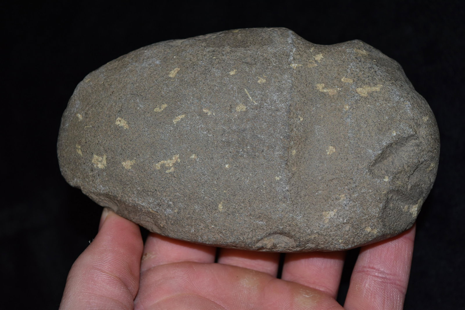 5 1/2" 3/4 Groove Axe, Iowa: 5 1/2" 3/4 Groove Axe, Iowa, Arrowhead, Native American Artifact