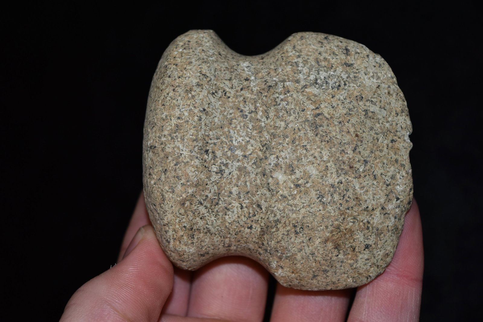 3" Full Groove Axe, Adams Co, Illinois: 3" Full Groove Axe, Adams Co, Illinois, Arrowhead, Native American Artifact
