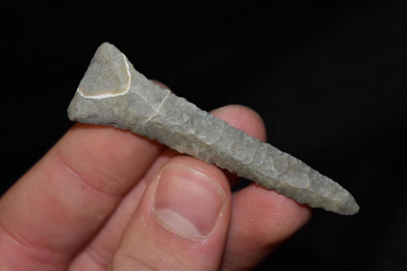2 3/4" Drill, Central Missouri: 2 3/4" Drill, Central Missouri, Arrowhead, Native American Artifact