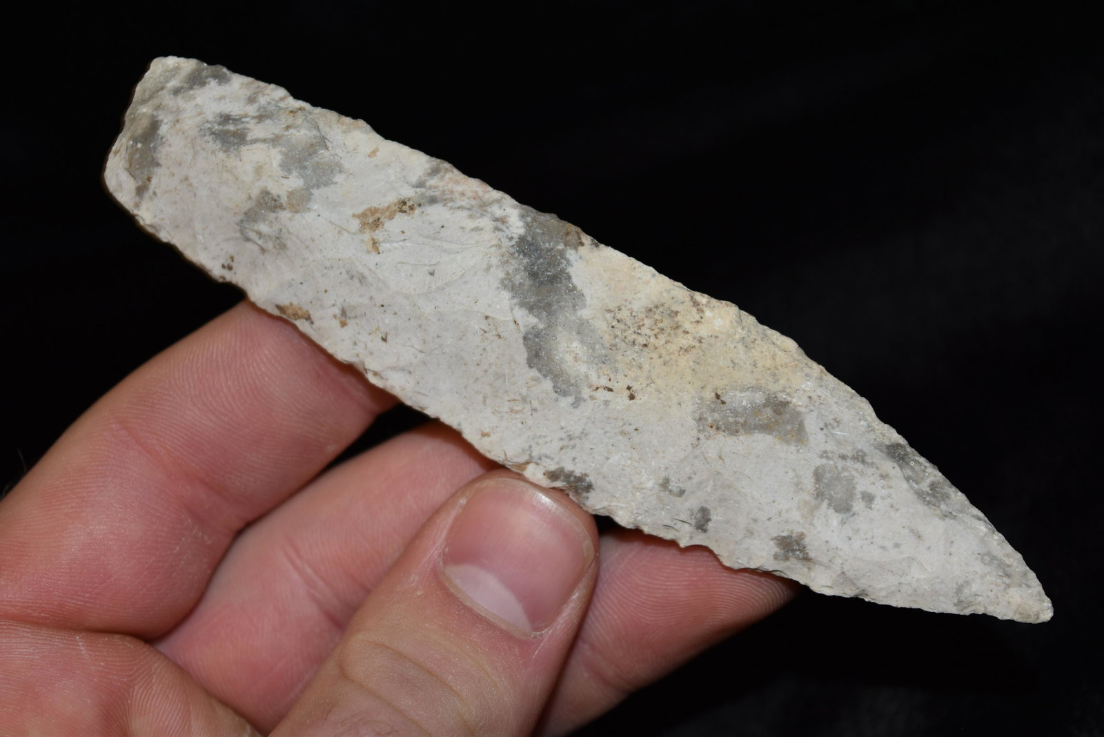 4 3/4" Sedalia Point, Central Missouri: 4 3/4" Sedalia Point, Central Missouri, Arrowhead, Native American Artifact