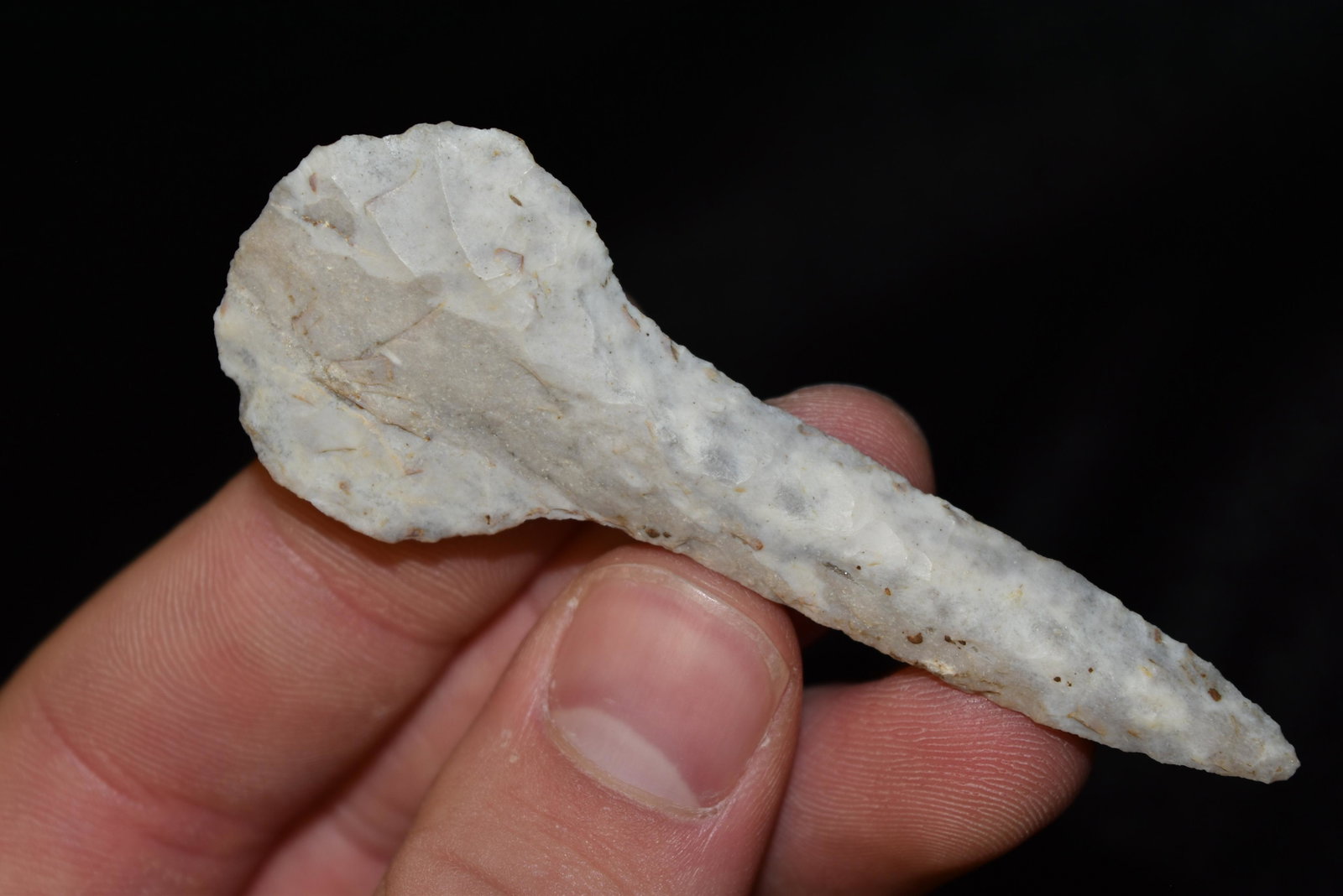 3 1/4" Paddle Drill, Central Missouri: 3 1/4" Paddle Drill, Central Missouri, Arrowhead, Native American Artifact