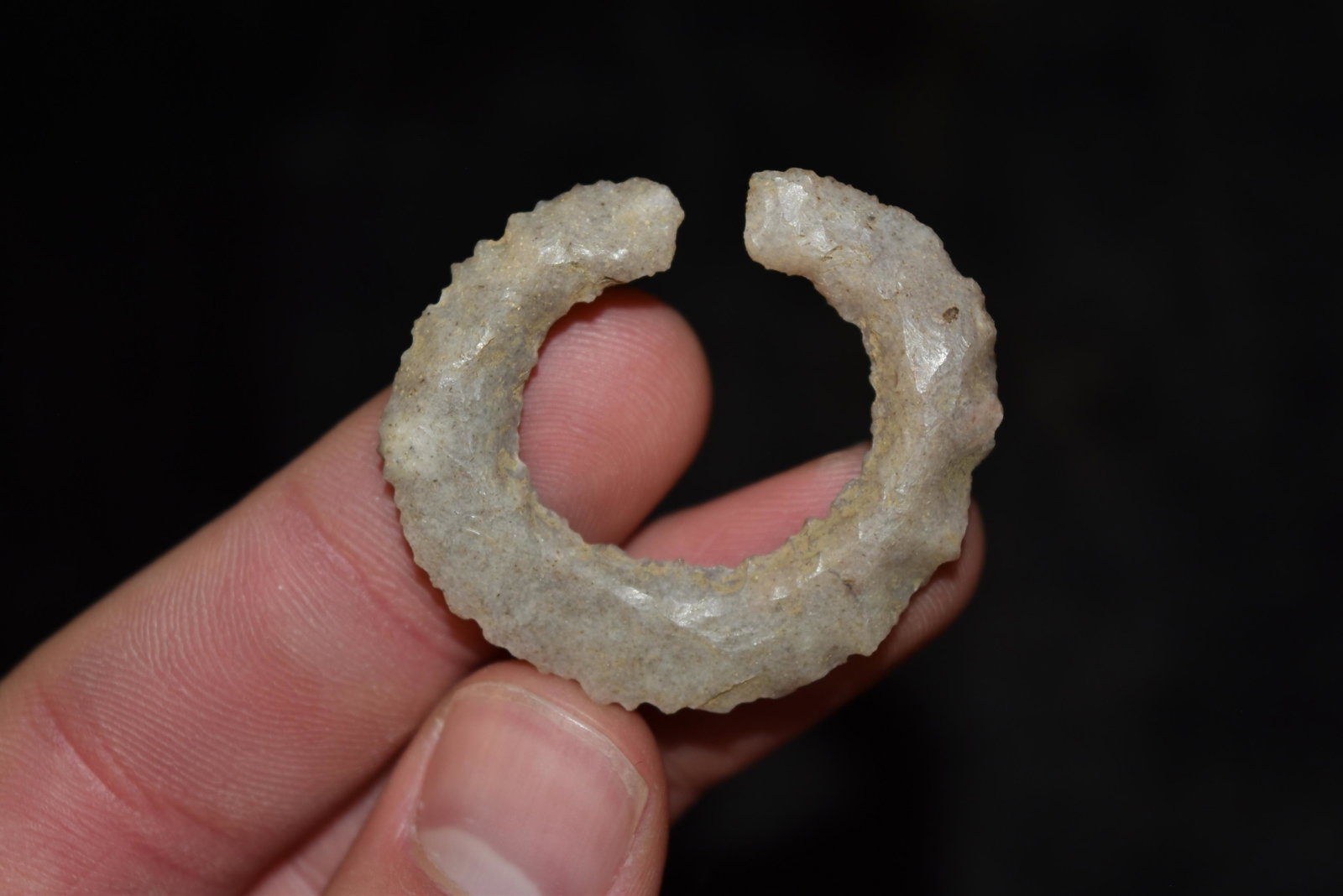 1 3/4" Mayan Effigy, Central America: 1 3/4" Mayan Effigy, Central America, Arrowhead, Native American Artifact