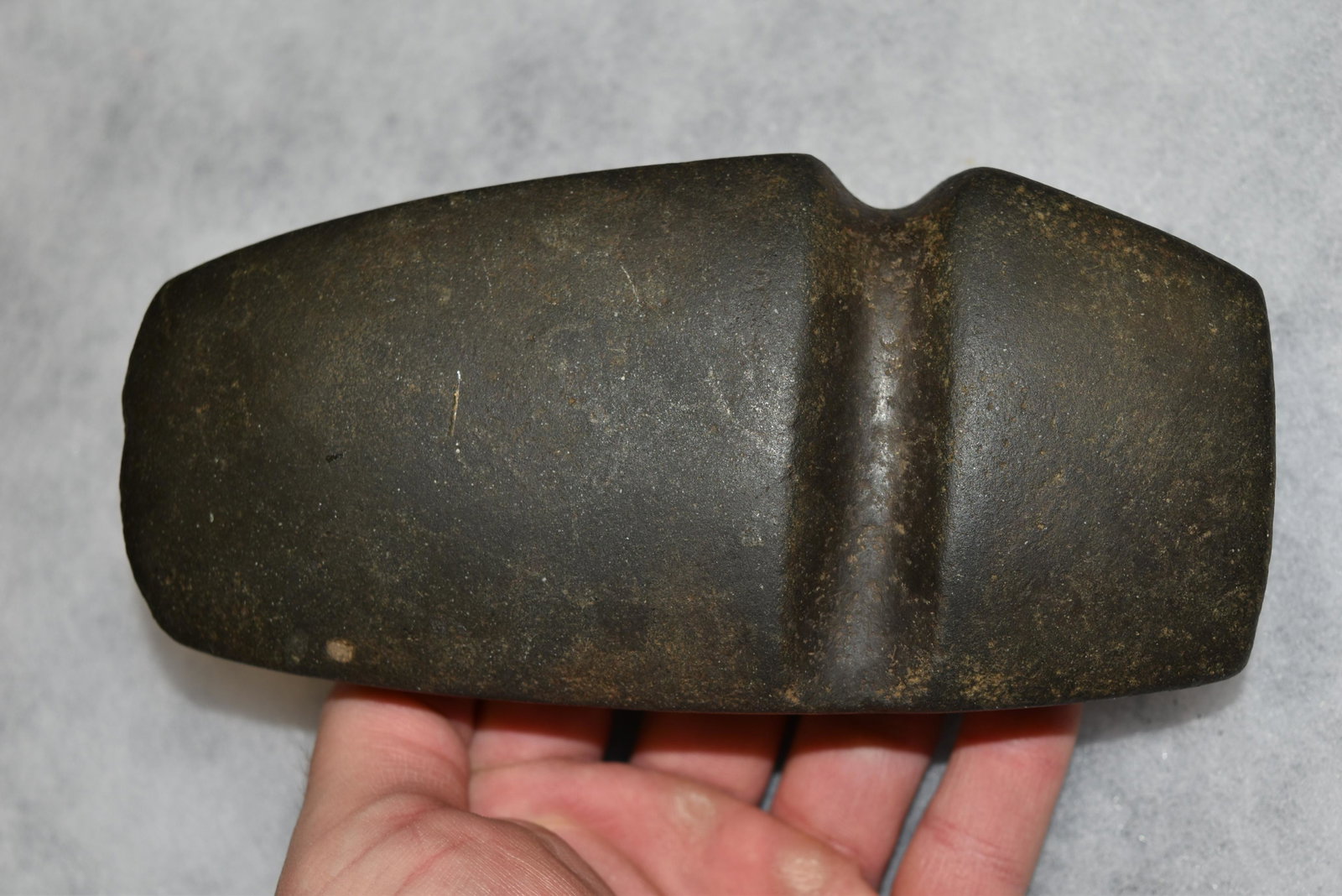 7" Nebo Axe, Buchanan Co, Missouri: 7" Nebo Axe, Buchanan Co, Missouri, Arrowhead, Native American Artifact