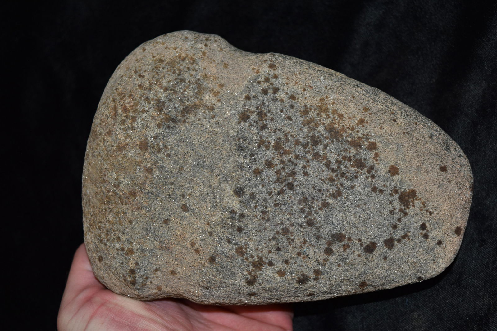 7 1/2" Full Groove Axe, Pike Co, Illinois: 7 1/2" Full Groove Axe, Pike Co, Illinois, Arrowhead, Native American Artifact