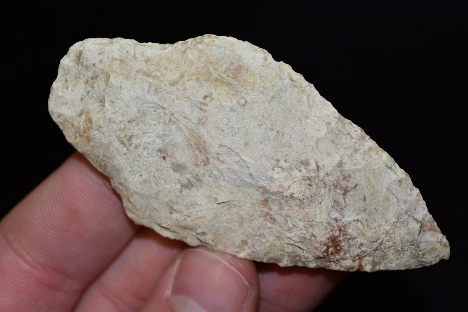 3 3/8" Morrow Mountain Point, Found near Arbela,: 3 3/8" Morrow Mountain Point, Found near Arbela, Missouri, Arrowhead, Native American Artifact
