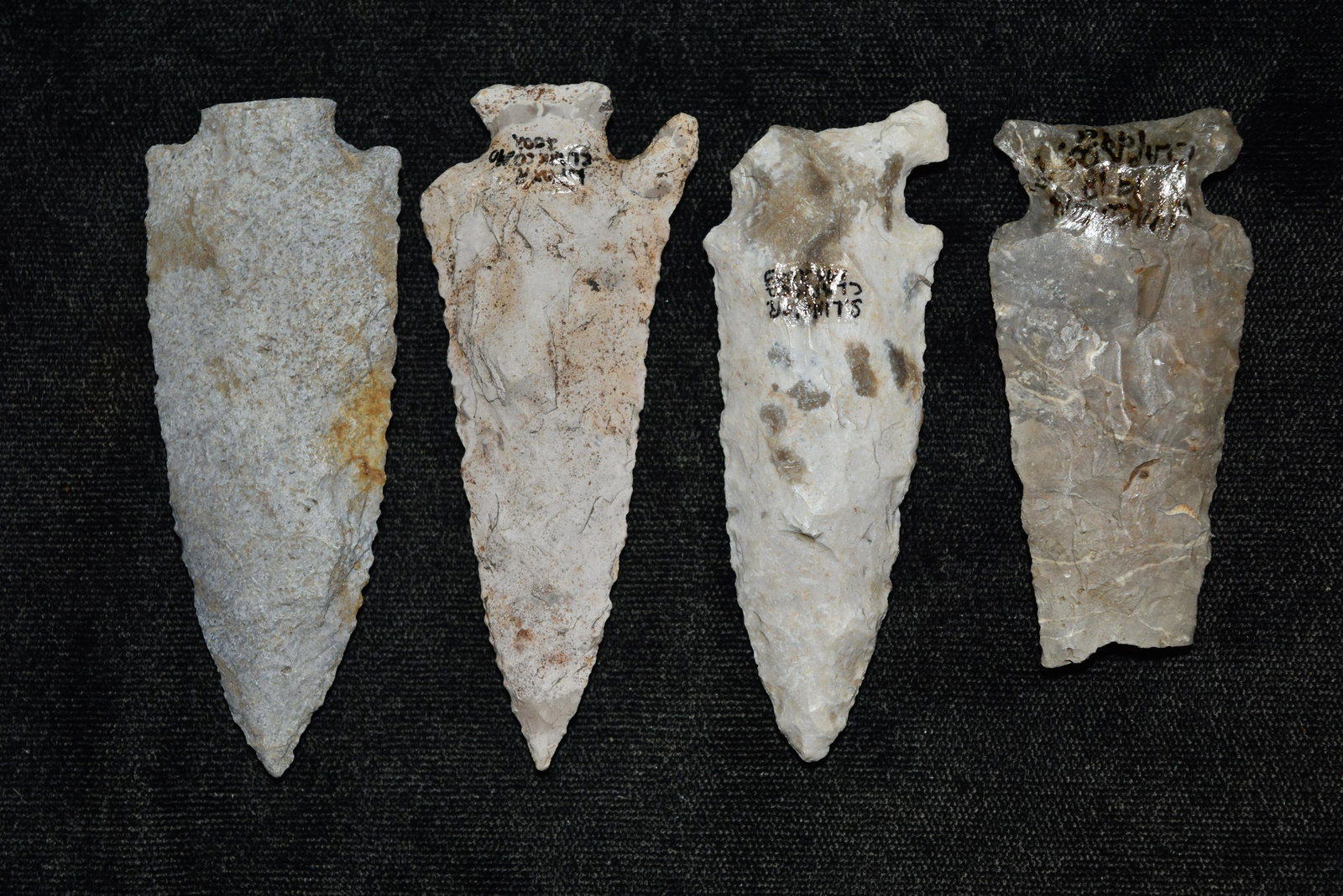 Lot of Broken & Common Points, FB Rodney Harvey in: Lot of Broken & Common Points, FB Rodney Harvey in Clark Co, Missouri, Arrowhead, Native American Artifact