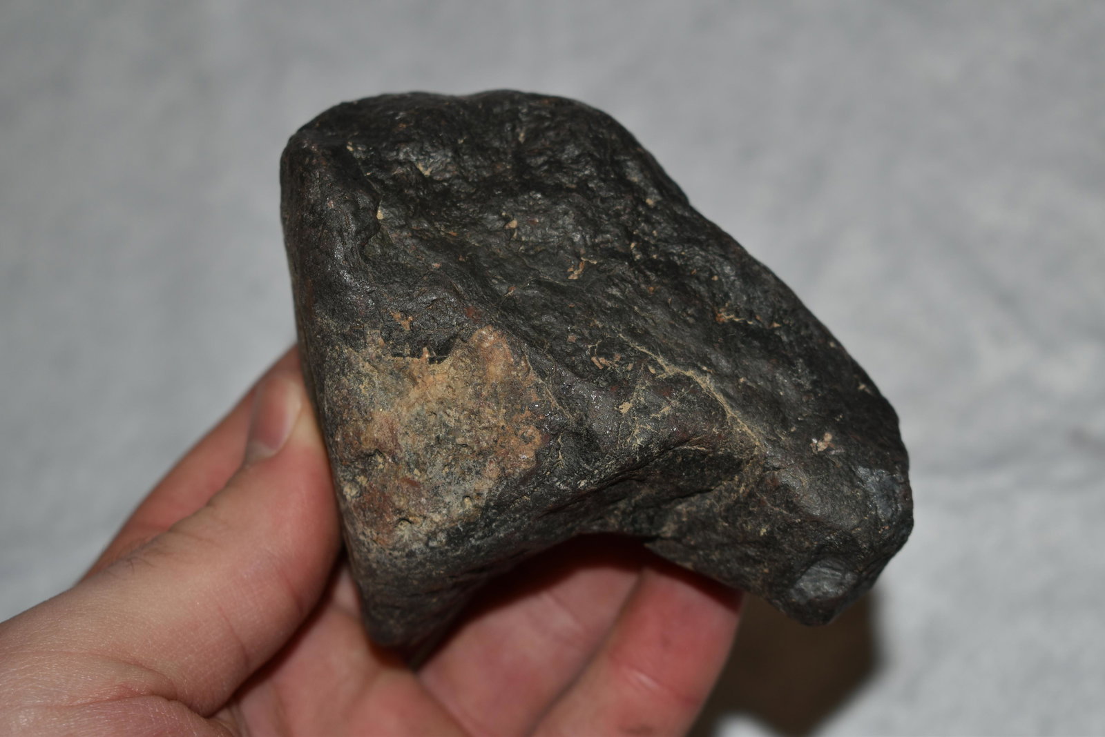 658 Gram Meteorite, Campo Del Cielo, Argentina: 4 1/8" Meteorite, Campo Del Cielo, Argentina, Weighs 658 grams