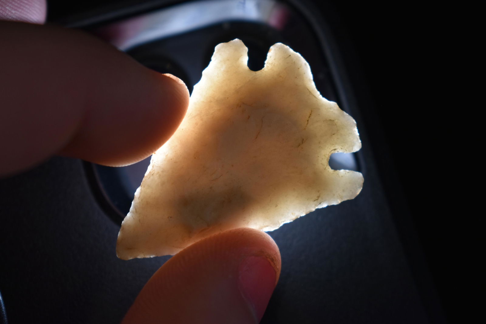 1 1/2" Corner Notch, found in Logan Co., Illinois (1 of 5)