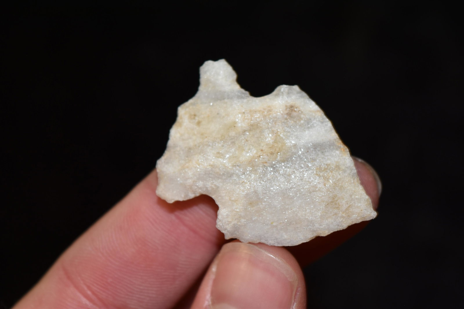 1 3/4" Quartzite Snyders Point, FB Herb Sanders,: 1 3/4" Quartzite Snyders Point, FB Herb Sanders, Douglas Co, Missouri, Native American Arrowhead, Artifact