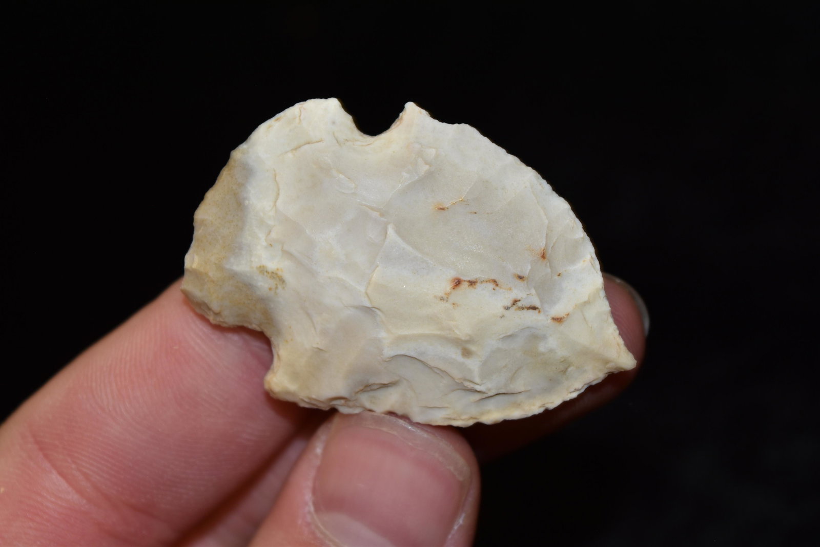 1 1/8" Gibson Point, FB Herb Sanders, Douglas Co,: 1 1/8" Gibson Point, FB Herb Sanders, Douglas Co, Missouri, Native American Arrowhead, Artifact