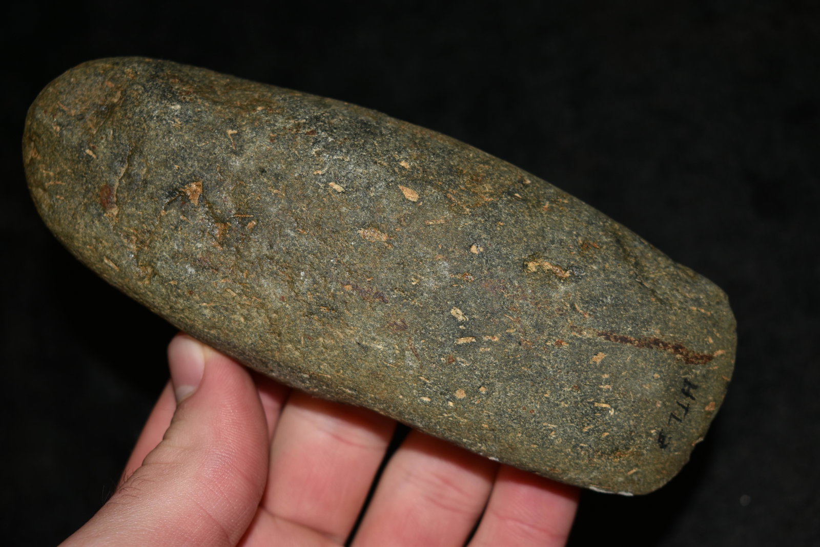 6" Porphyry Celt, Found off Hiwassee River, Tennessee,: 6" Porphyry Celt, Found off Hiwassee River, Tennessee, Native American Arrowhead, Artifact