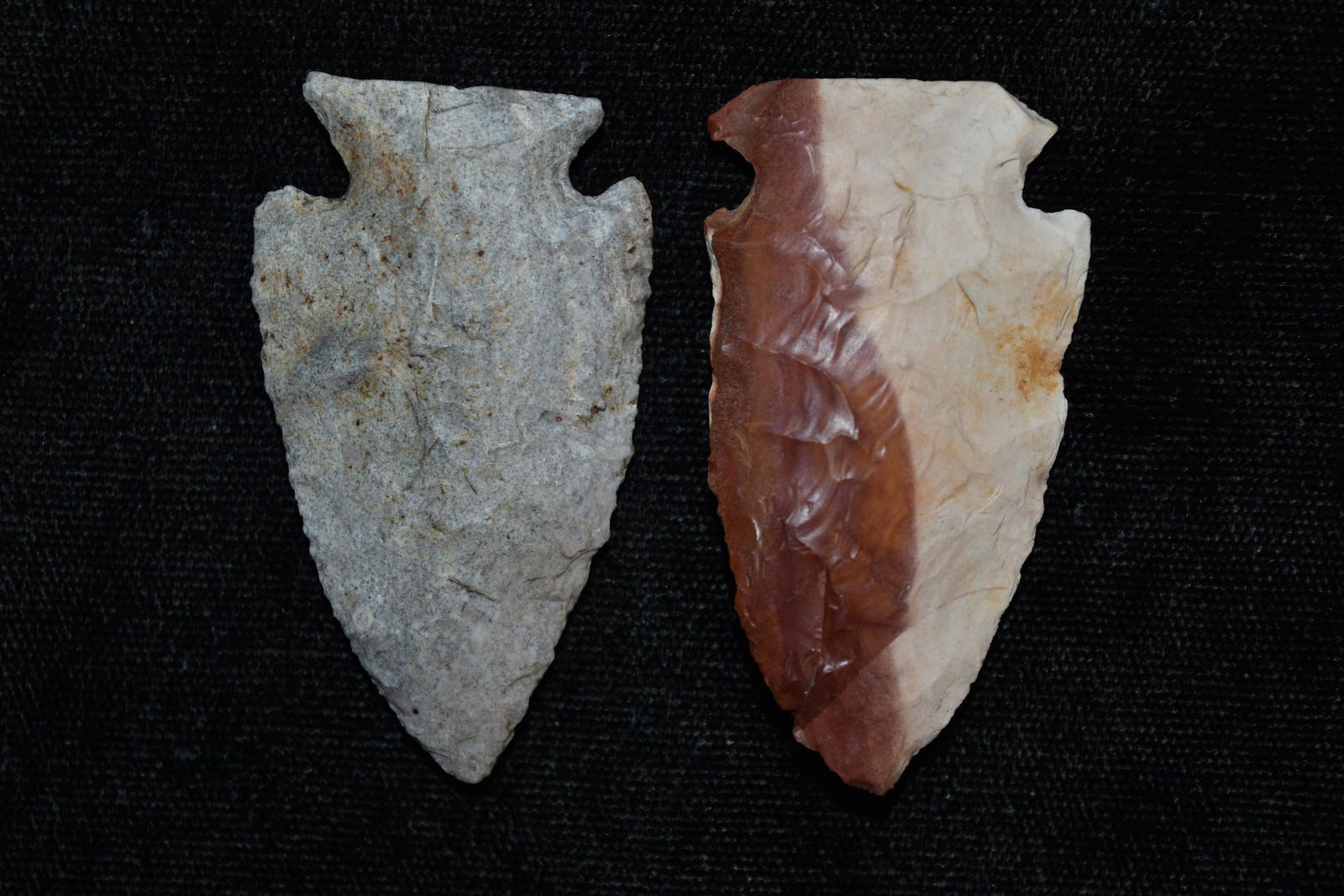 Lot of 2 Woodland Points, Iowa, Native American (1 of 3)