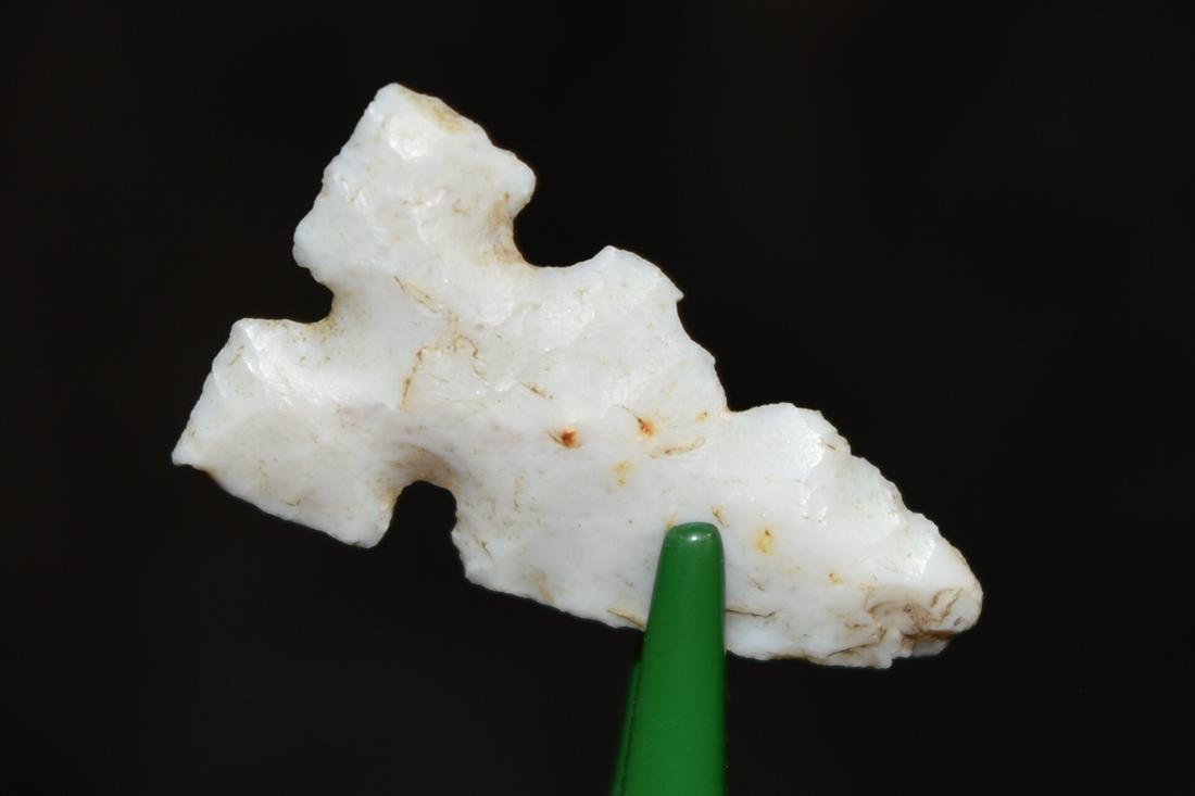 1" 4 Notched Cahokia Point, Iowa, Native American (1 of 4)