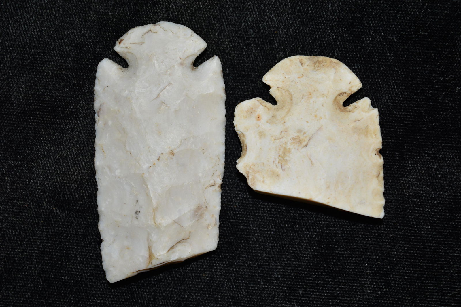 Lot of 2 Heartbreaker Dovetail Points, Hancock Co, (1 of 3)