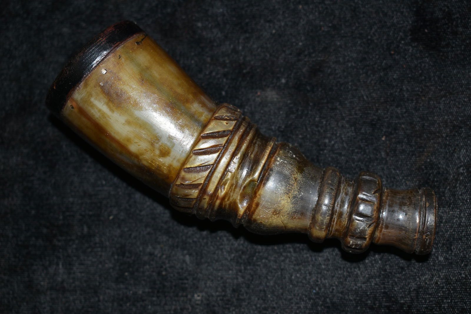 6 1/4" Antique Powder Horn (1 of 7)
