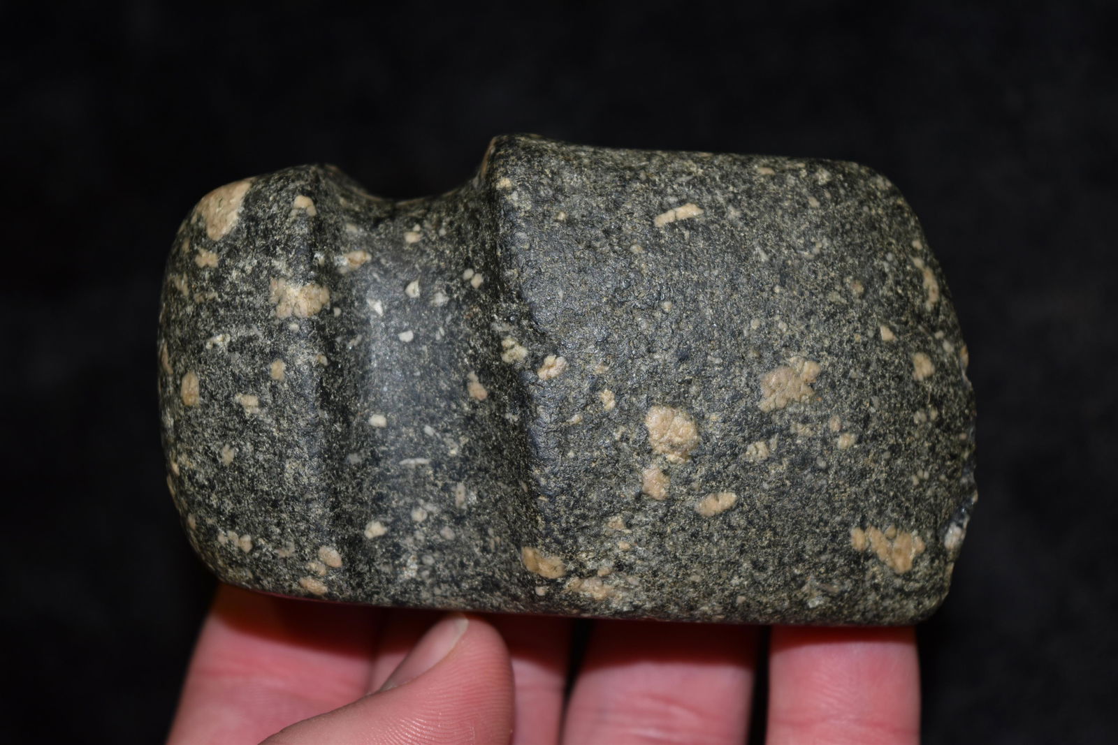 3 3/4" 3/4 Slant Groove Axe, Van Buren Co, Iowa, (1 of 8)