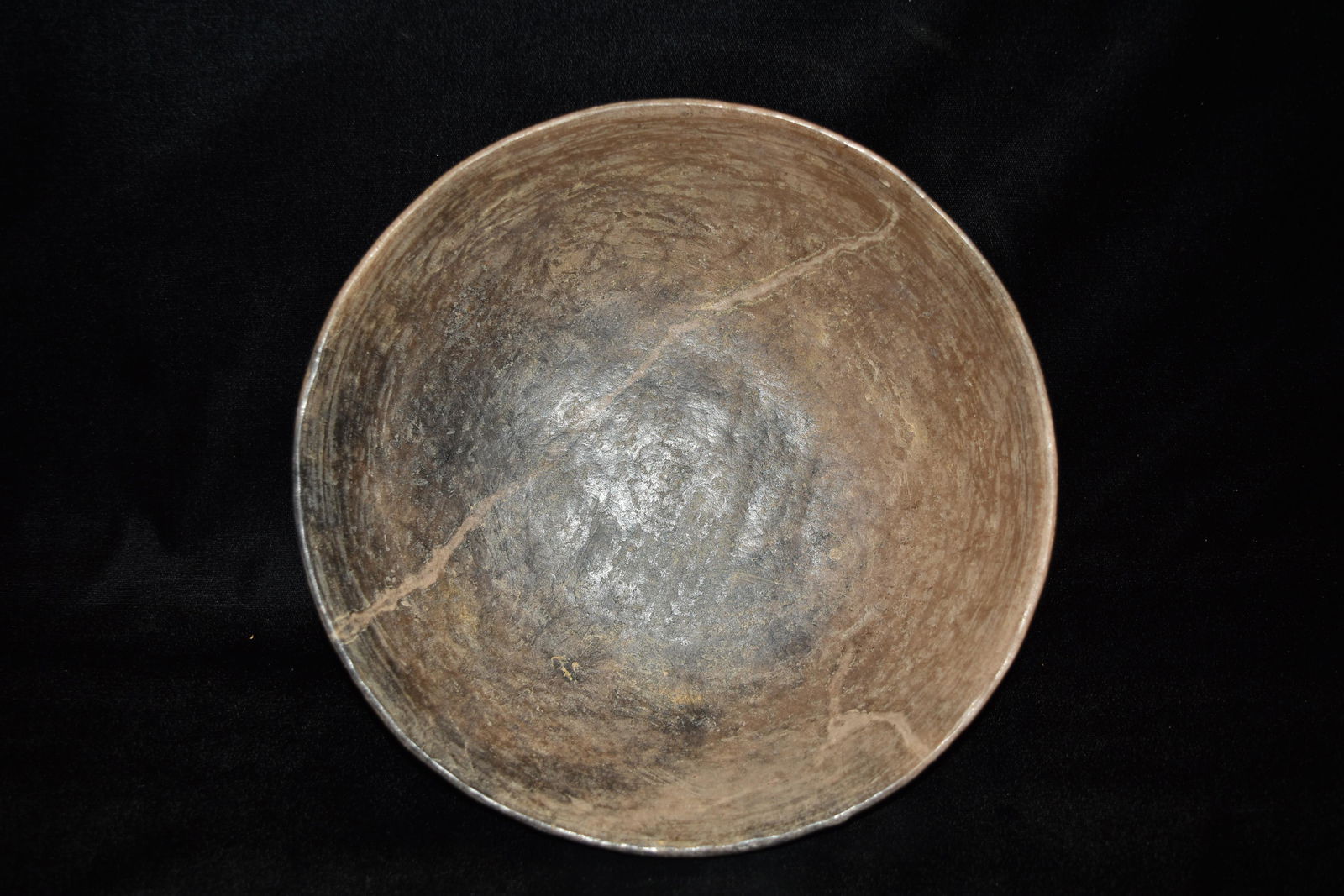 8 3/4" Pottery Bowl, Slight Restoration, Arkansas, (1 of 6)