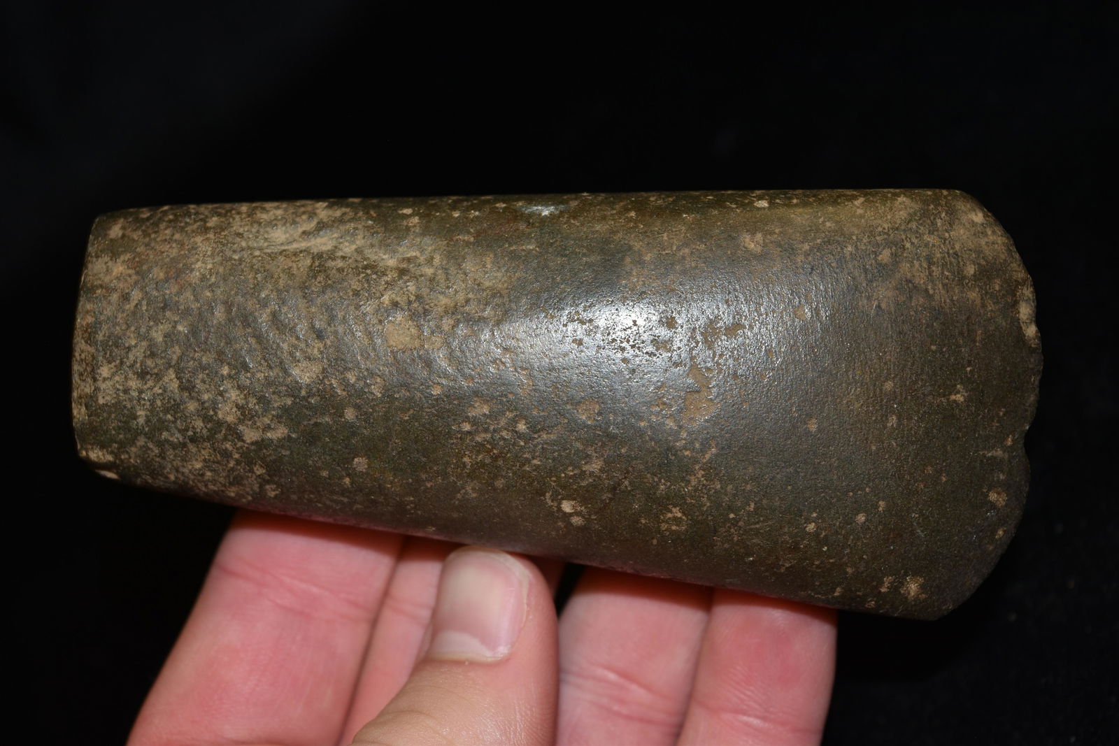 4 7/8" Flared Square Back Celt, Van Buren Co, Iowa, (1 of 7)