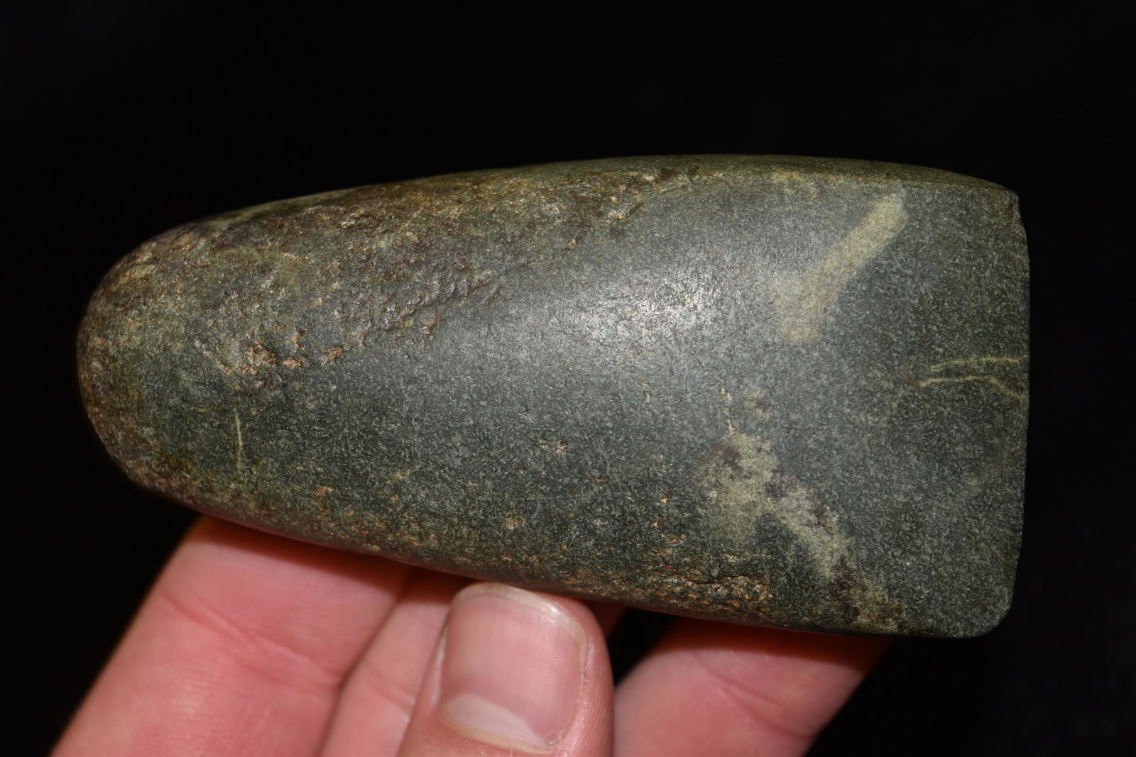 3 7/8" Adze, Made of Nice Greenstone, Van Buren Co, (1 of 6)