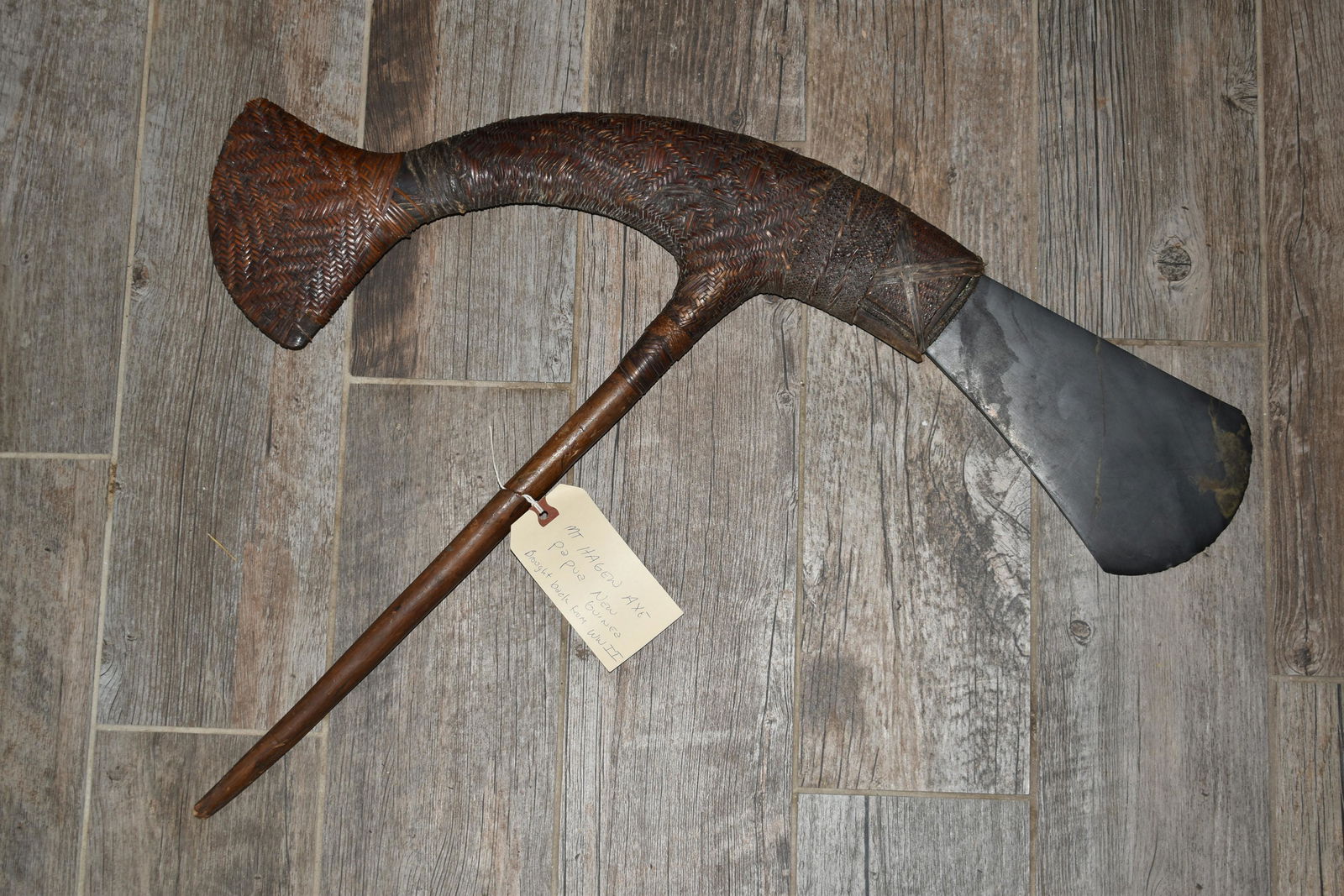 22 1/2" New Guinea Axe/War Weapon, Native American (1 of 8)