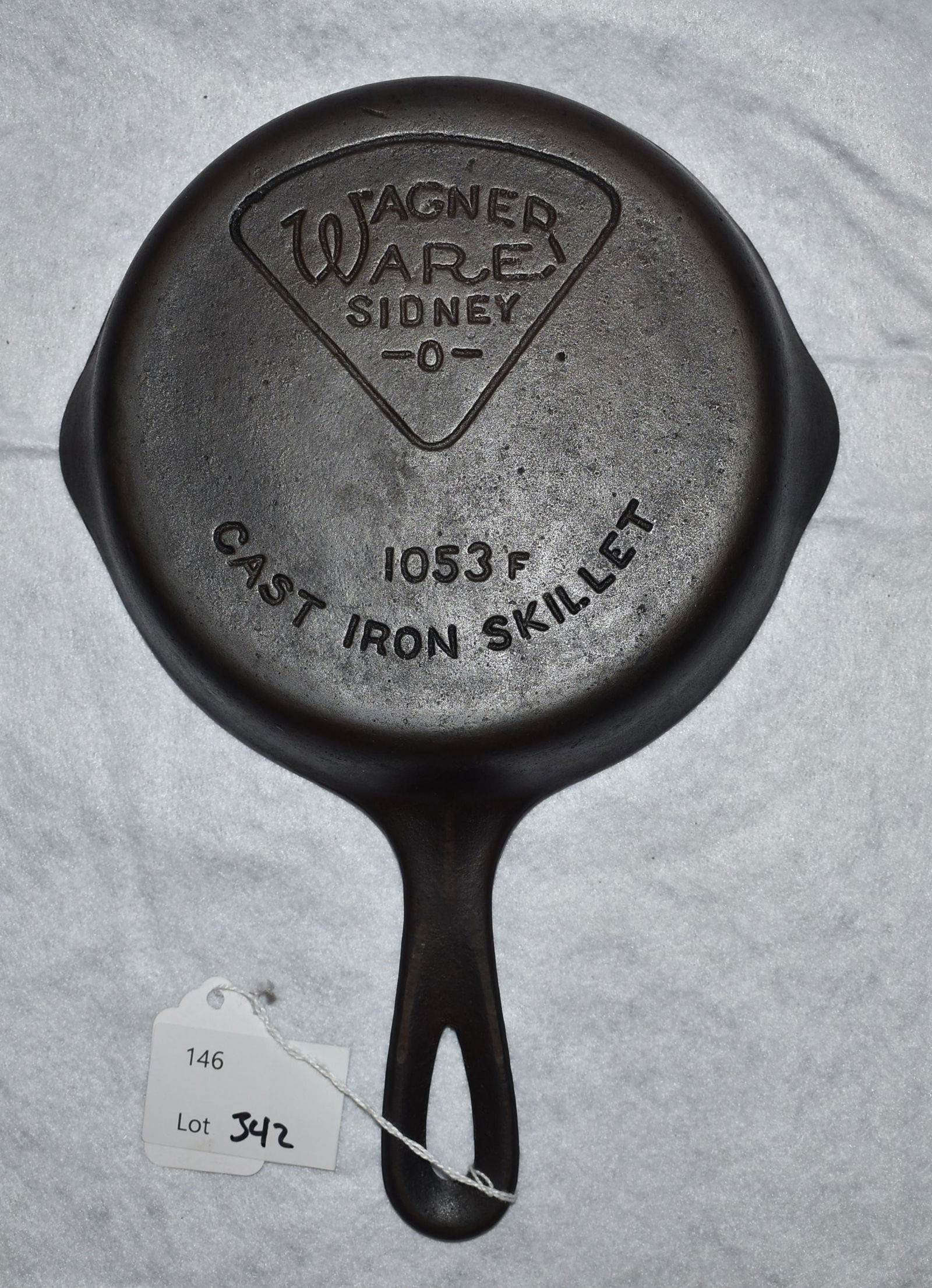 #3 Wagner Pie Logo Skillet, Sets Flat with No (1 of 5)
