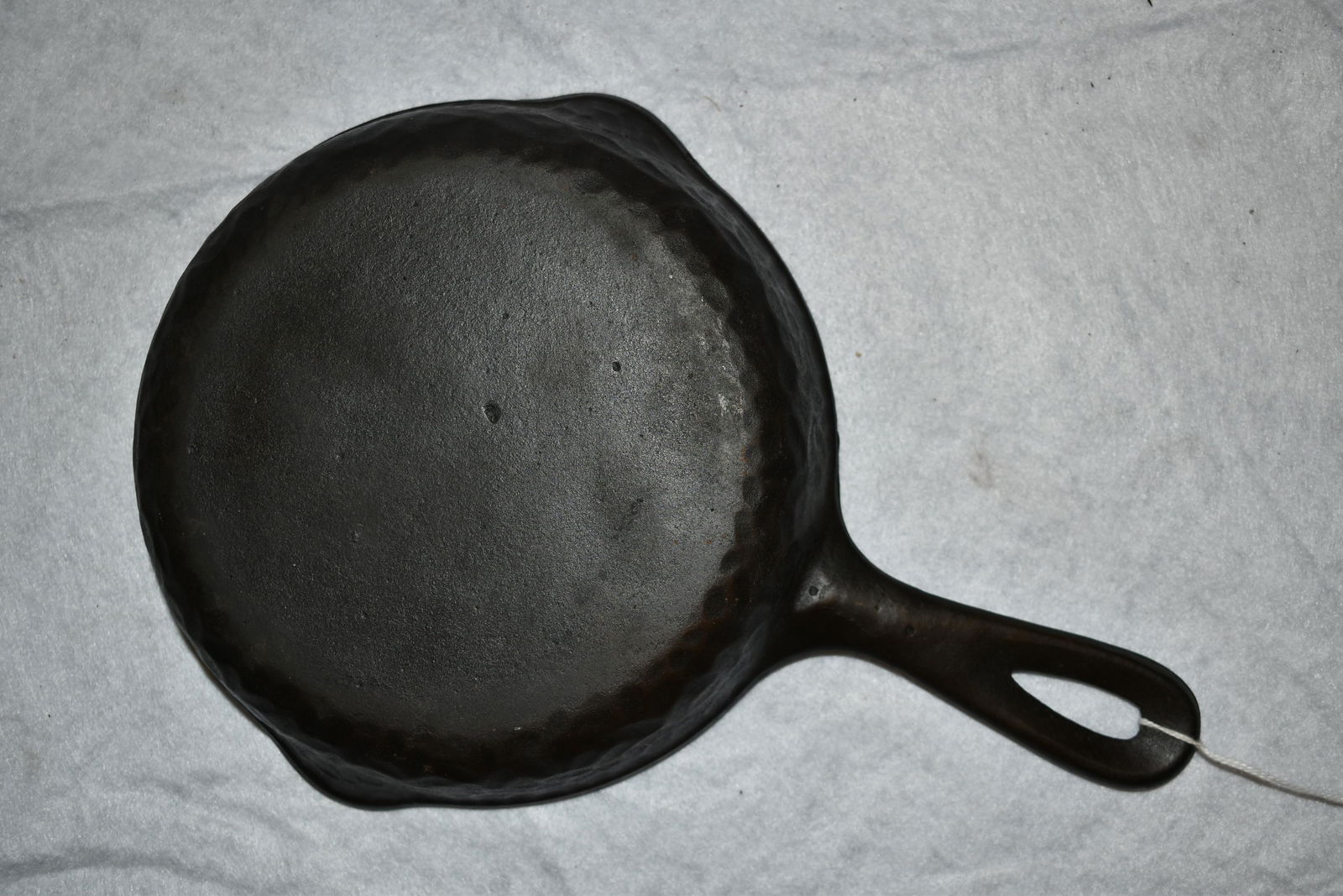 #3 Ugly Hammered Cast Iron Skillet, Vintage Cast Iron: #3 Ugly Hammered Cast Iron Skillet, Vintage Cast Iron Skillet Cookware