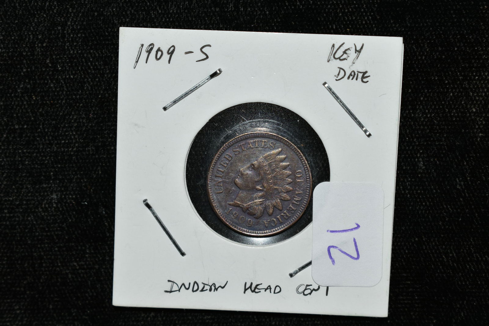 1909 INDIAN HEAD PENNY, ONE CENT, FULL LIBERTY (1 of 2)