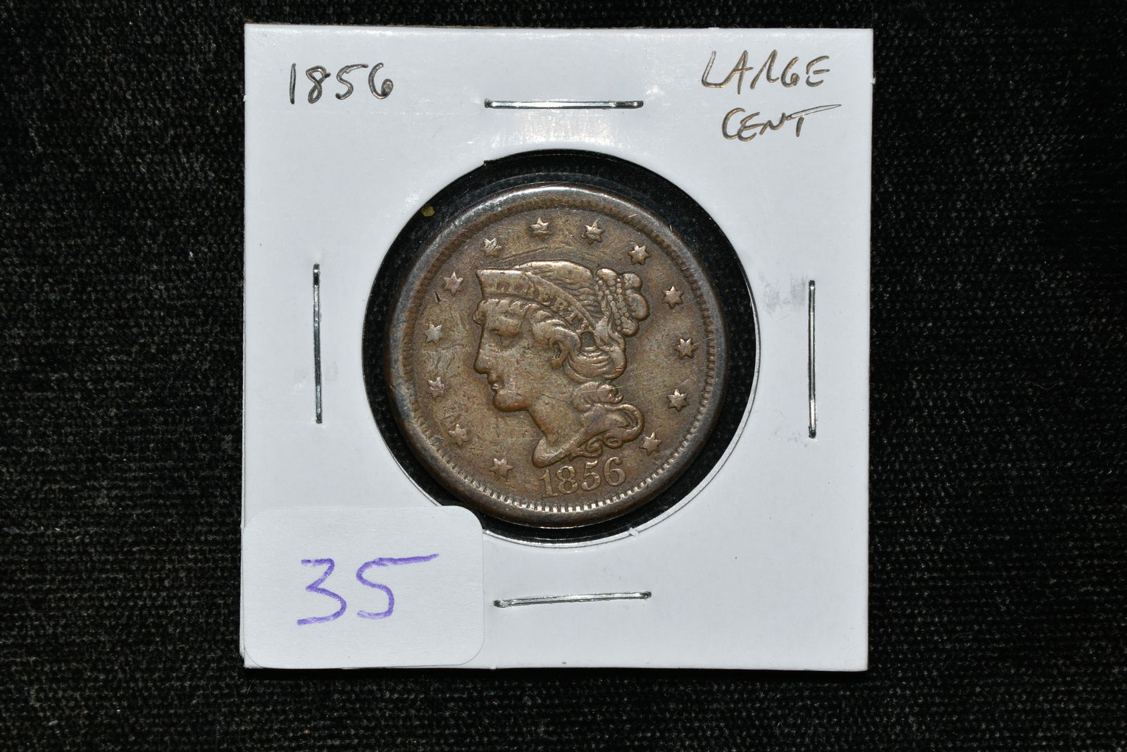1856 LARGE CENT, EARLY US COIN, PENNY (1 of 2)