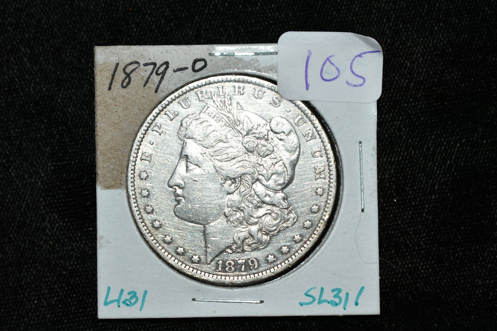 1879-O SILVER MORGAN DOLLAR, ONE OUNCE (1 of 2)